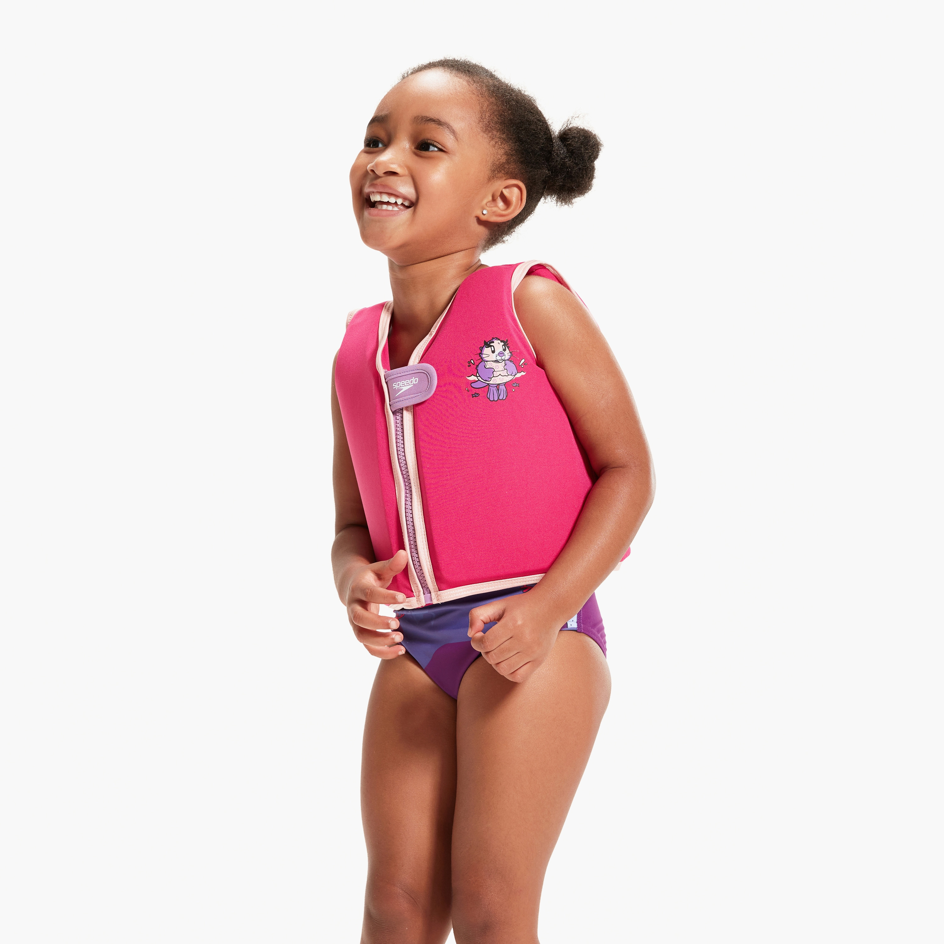 Speedo Character Printed Float Vest, Kids-girls-clothing-swimwear-image-1