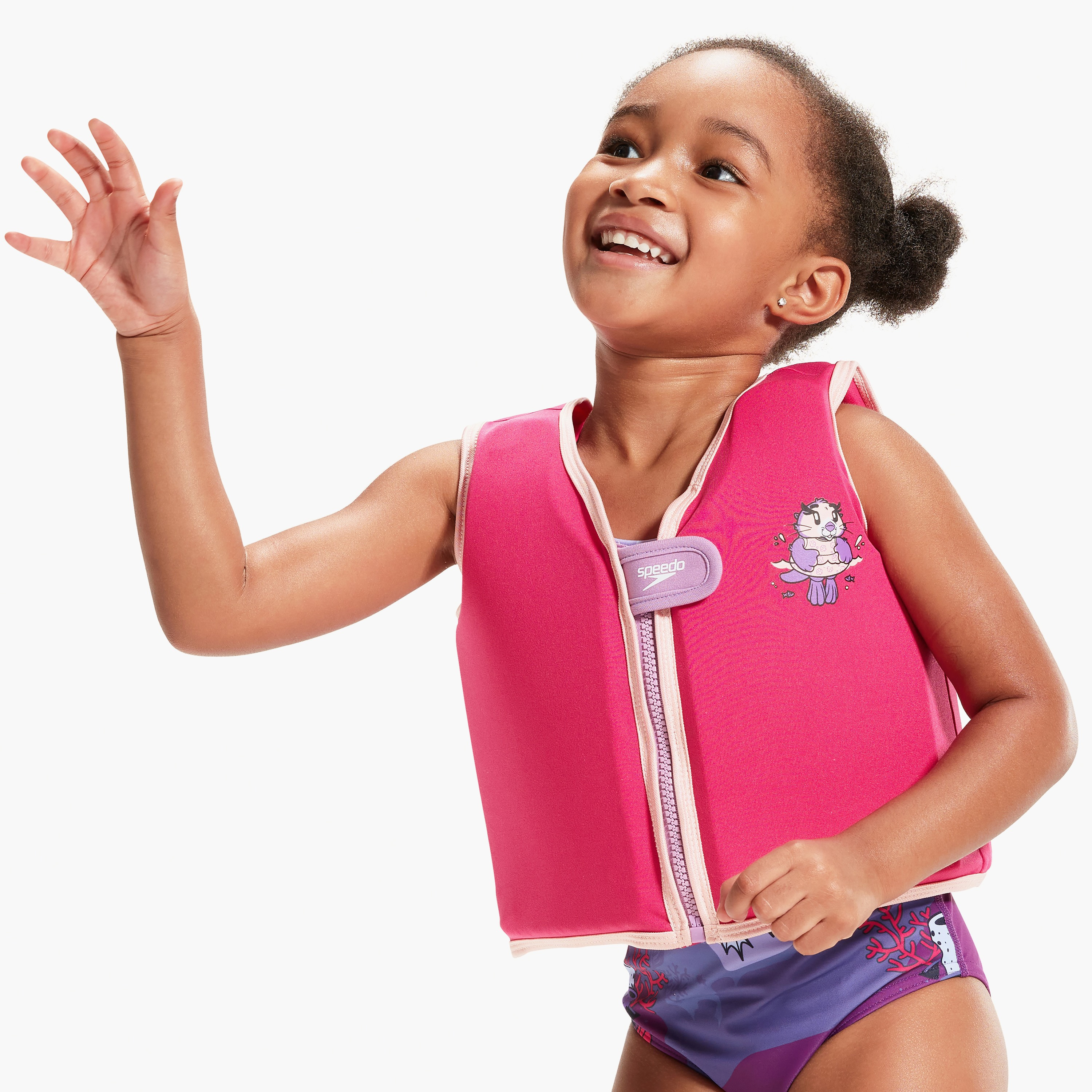 Speedo Character Printed Float Vest, Kids-girls-clothing-swimwear-image-3