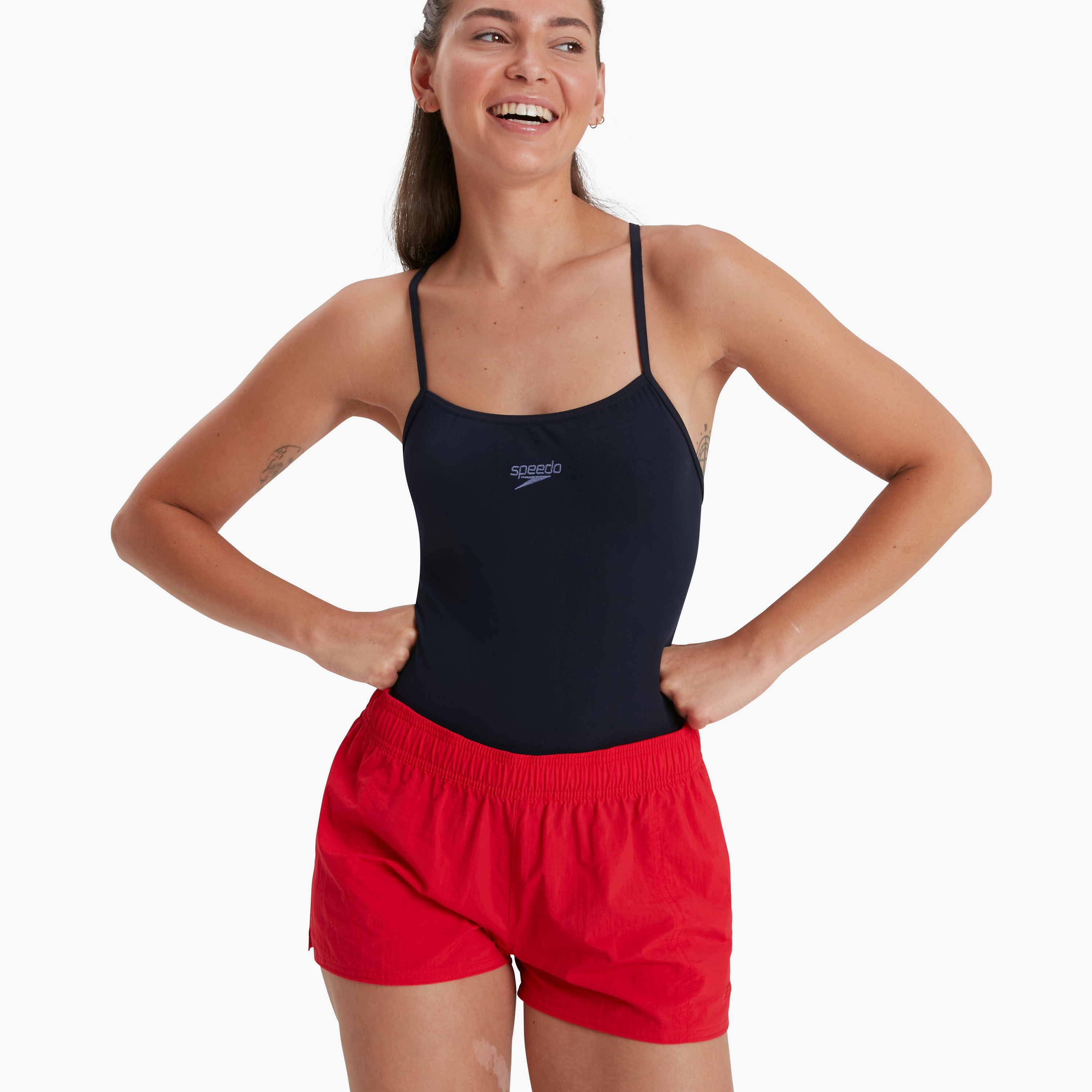 شورت سباحة الأساسي من سبيدو، للنساء البالغات-women-clothing-swimandbeach-swimsuits-image-1