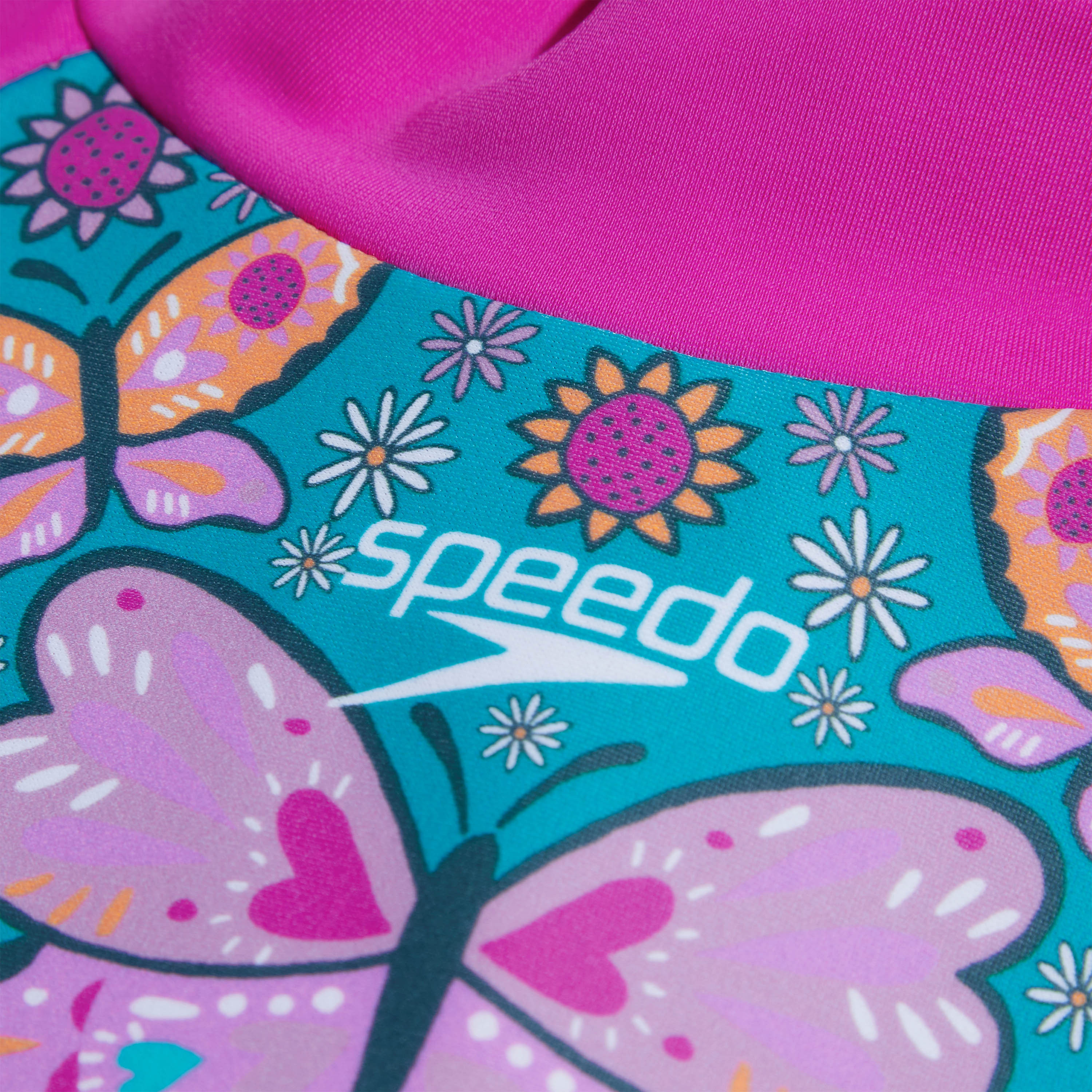 Speedo Long Sleeves Rashguard Girls Butterfly Print-sports-girls-clothing-swimwear-image-4