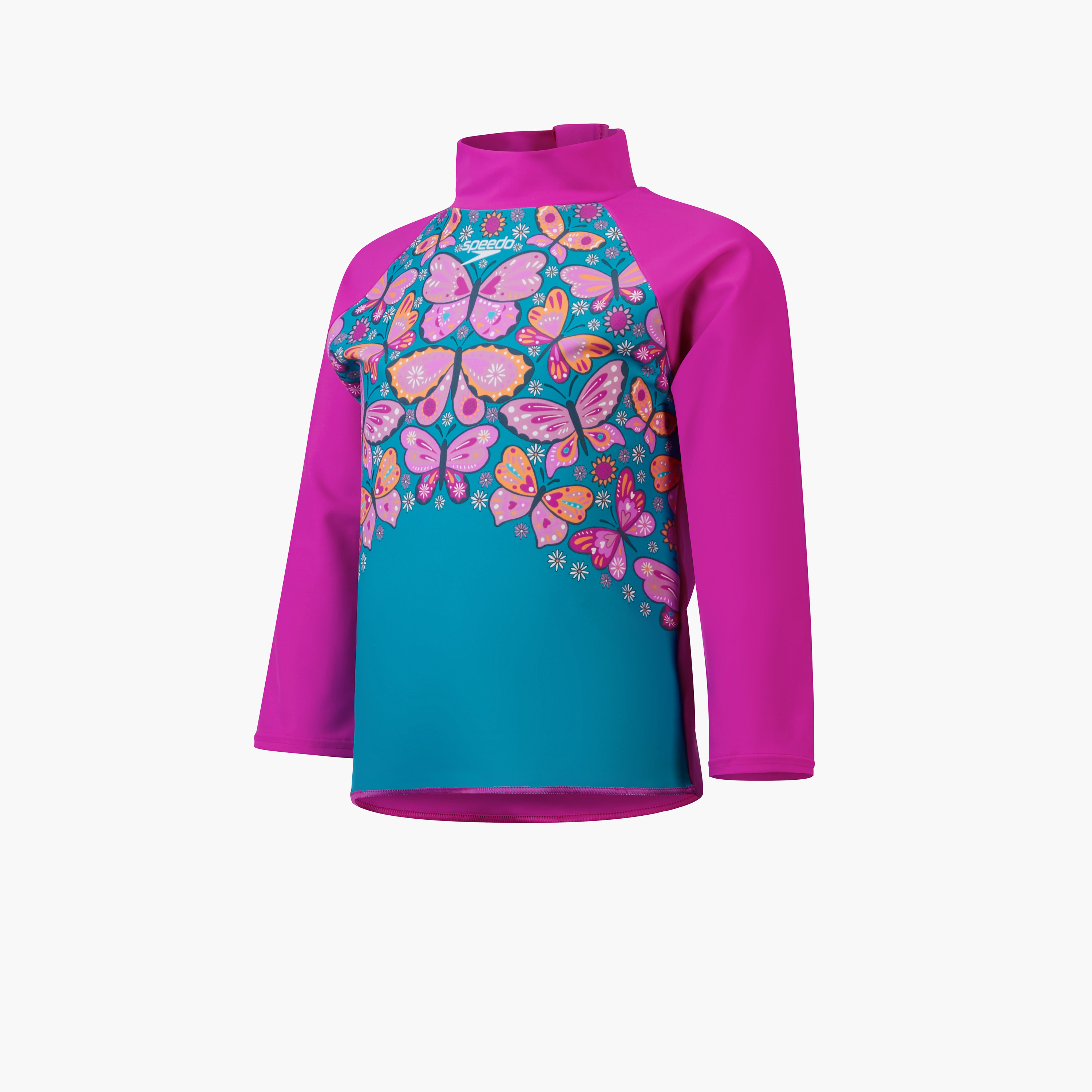 Speedo Long Sleeves Rashguard Girls Butterfly Print-sports-girls-clothing-swimwear-image-6