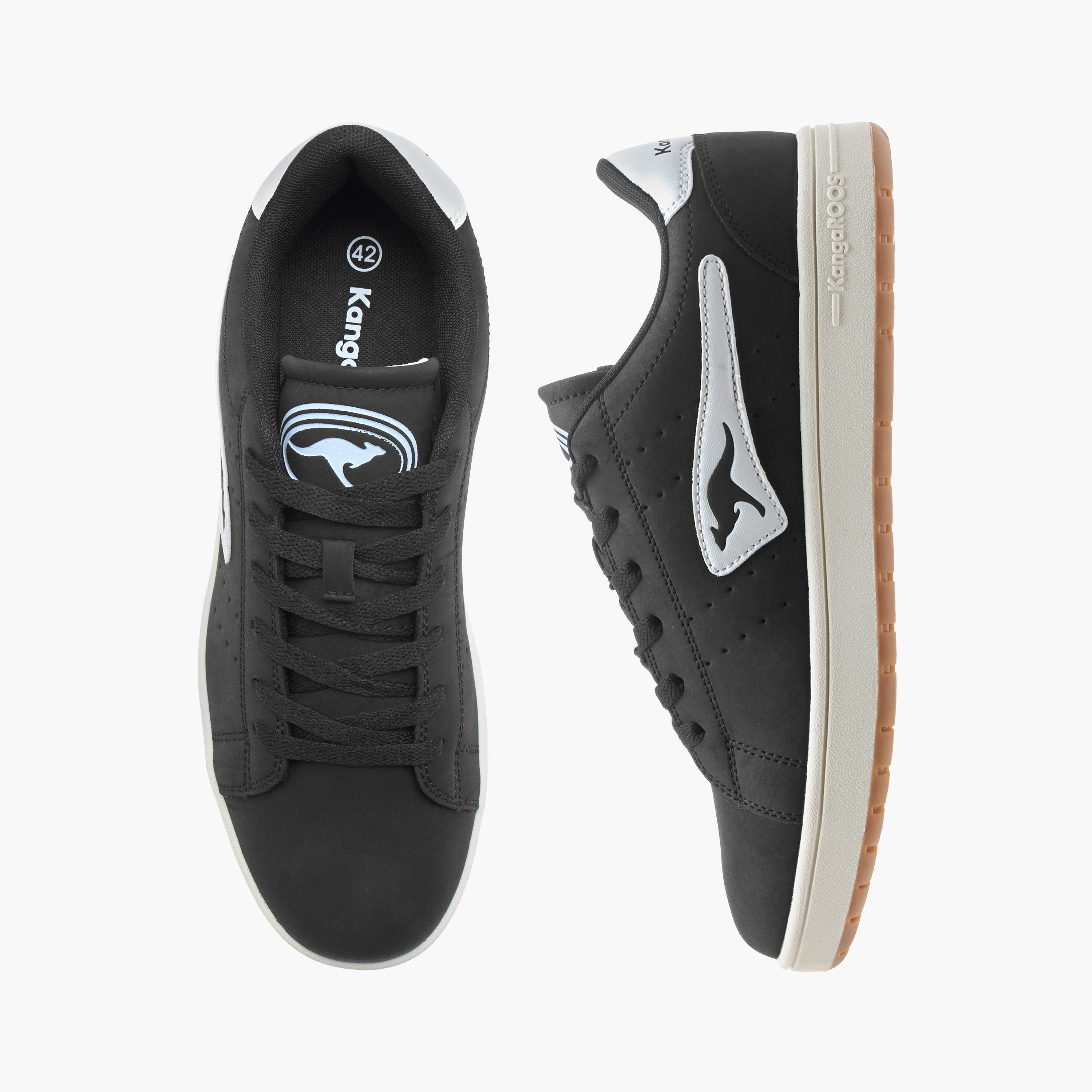 KangaROOS Women's Logo Detail Lace-Up Sneakers-women-shoes-sneakers-image-1
