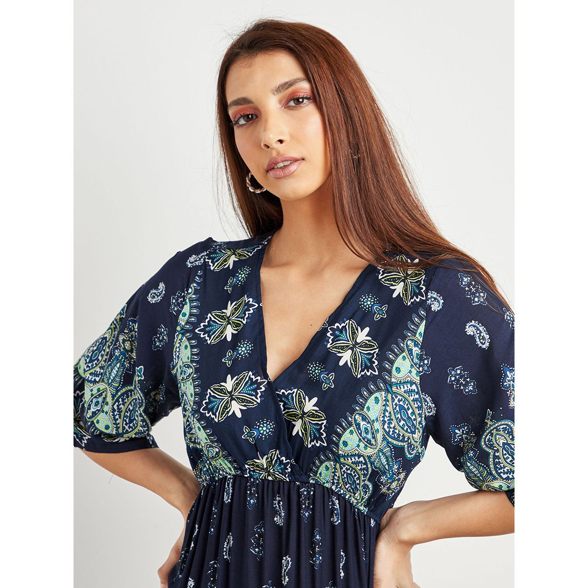 فستان قصير مطبوع من ستايلي-women-clothing-dresses-image-2