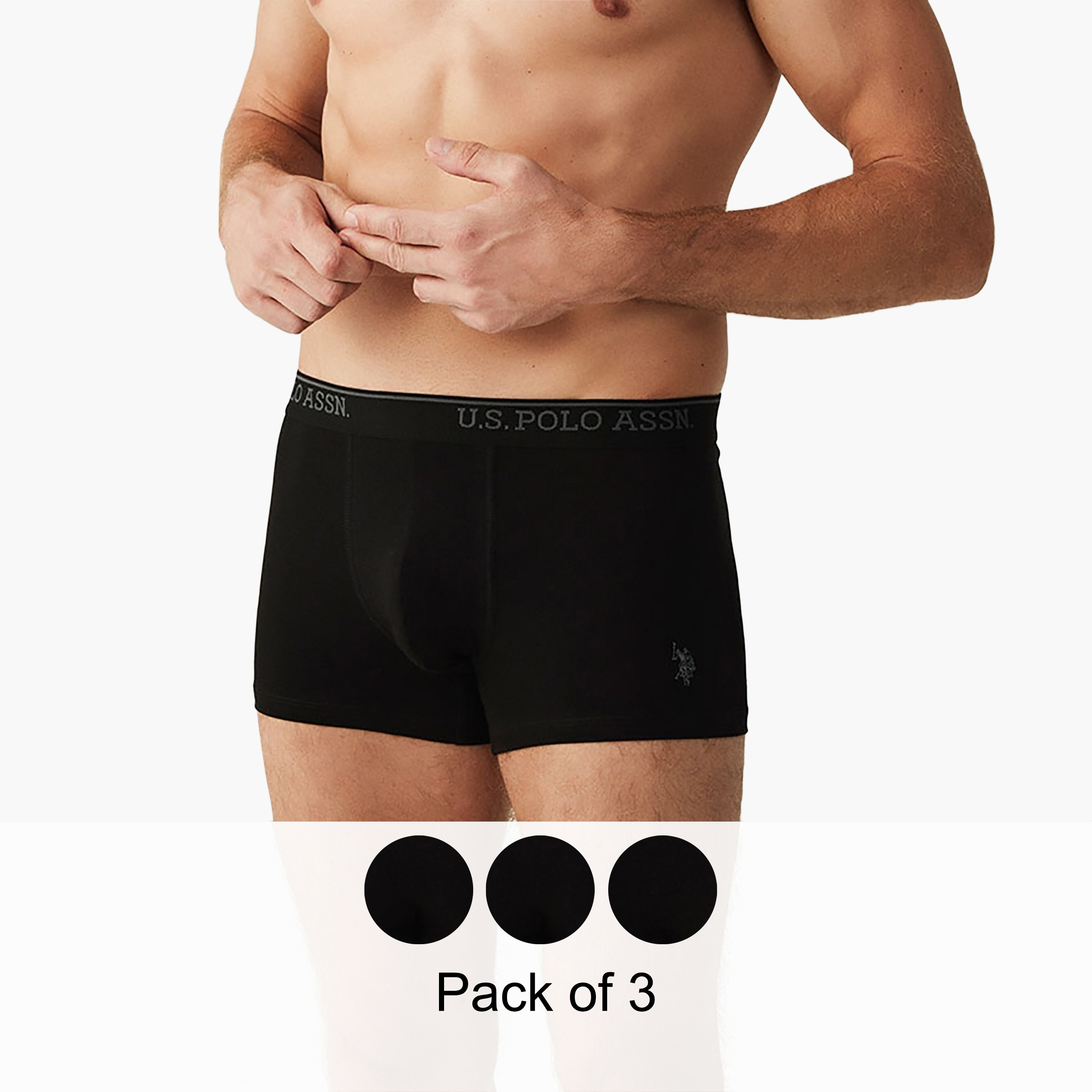 مجموعة من 3 سراويل بوكسر للرجال من يو اس بولو أسسن-men-clothing-innerwear-underwear-image-1