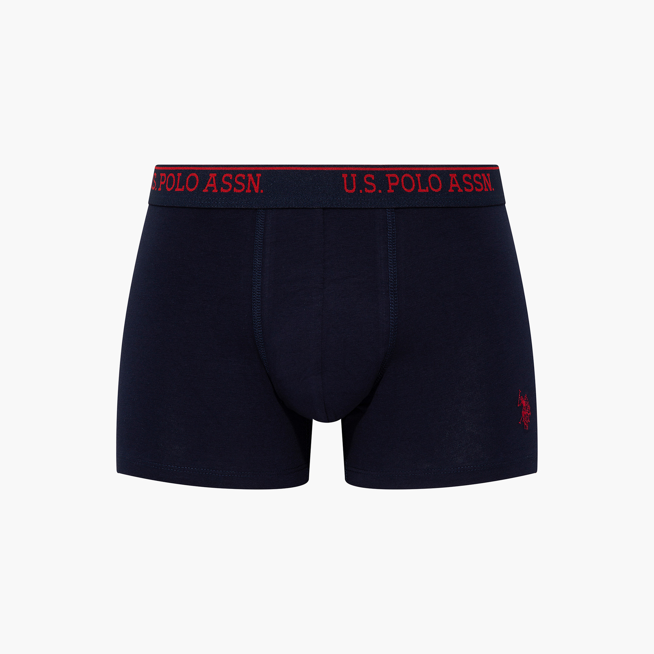 مجموعة من 3 قطع من يو اس بولو اسن من سراويل للرجال مع متعدد الألوان مطبوعة بحزام خصر-men-clothing-innerwear-underwear-image-7