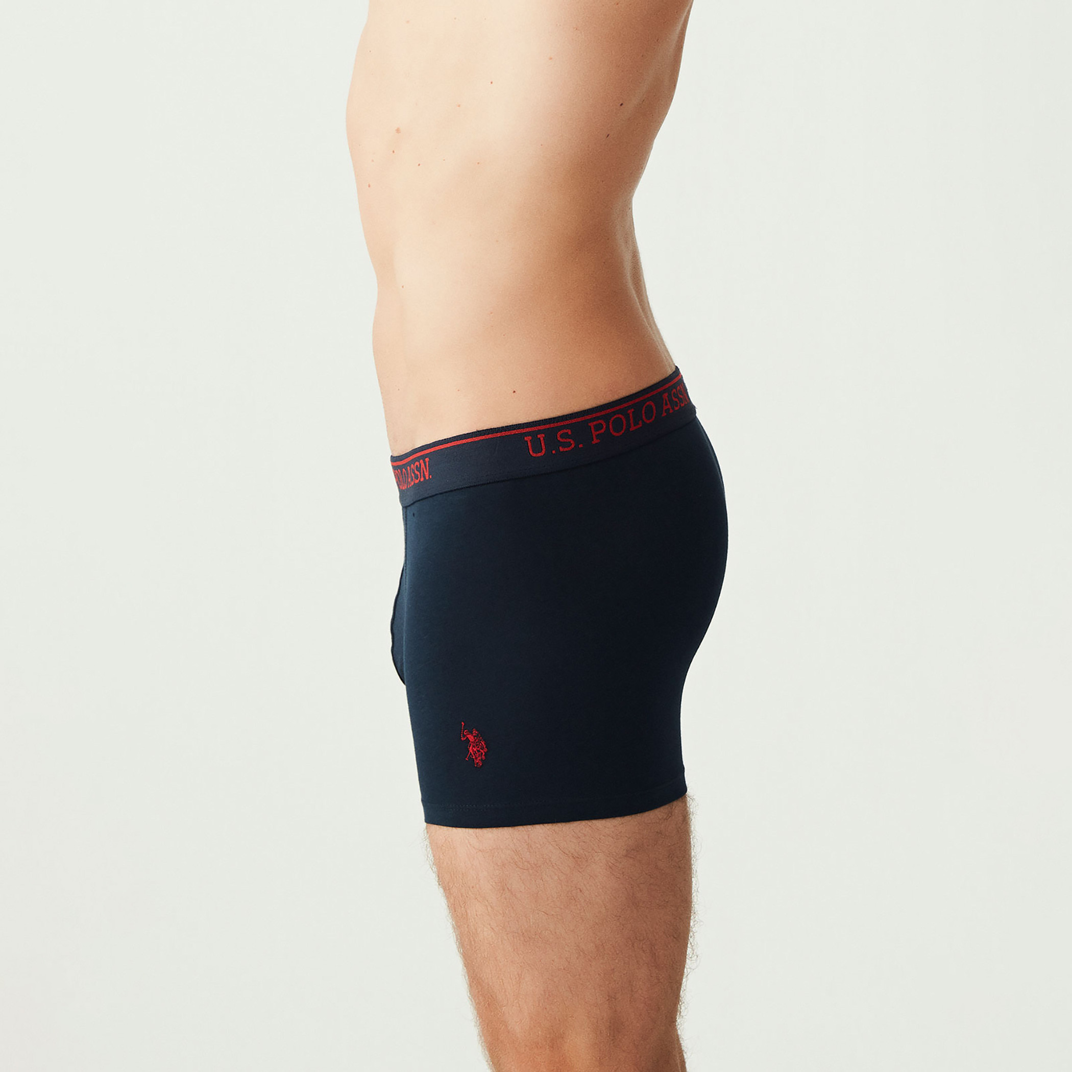 Pack of 3 U.S. Polo Assn. Men Multicolour Brand Print Waistband Trunks-men-clothing-innerwear-underwear-image-3