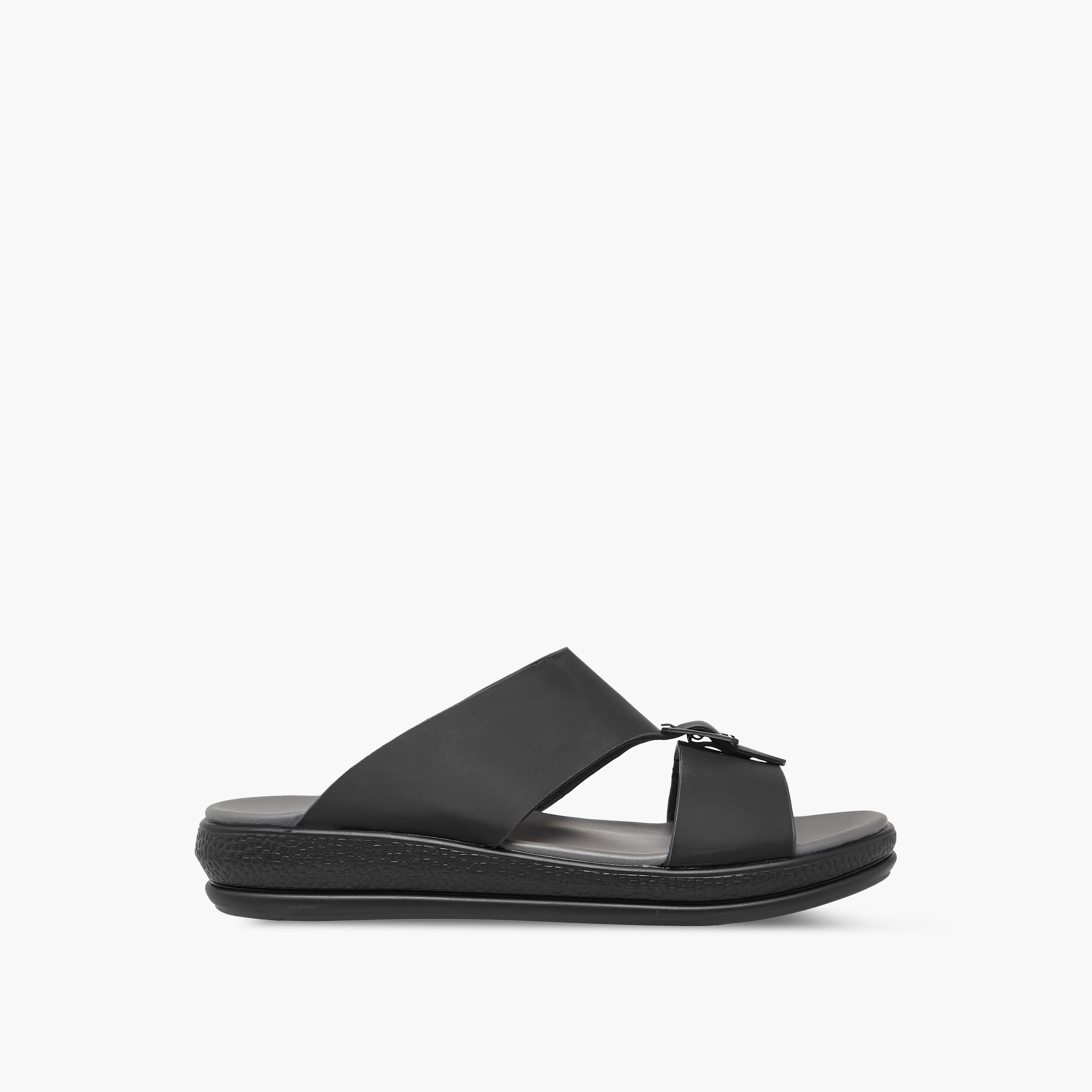 LBL by Shoexpress Buckle Accent Slip-On Sandals-men-shoes-sandals-image-3
