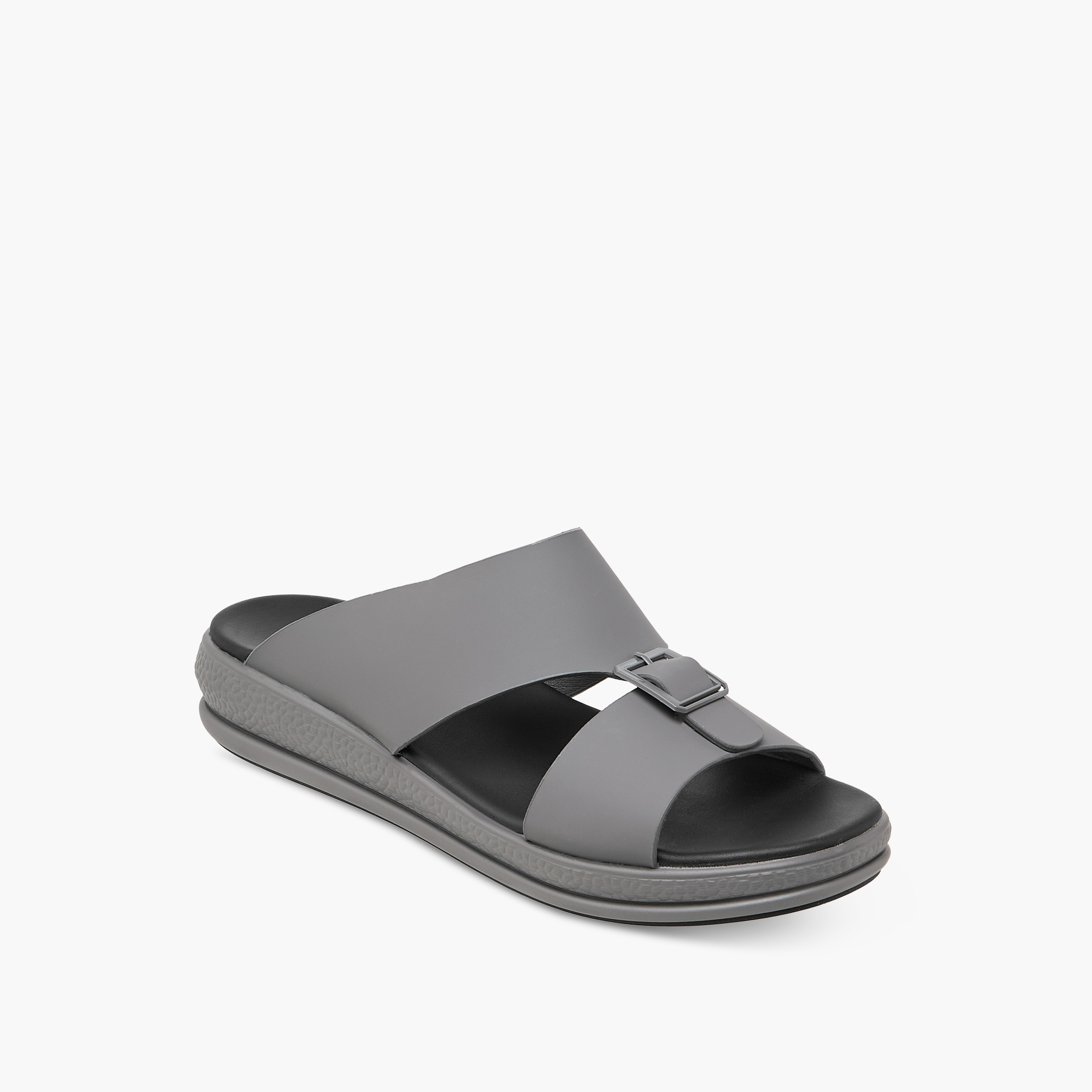 صندل عربي سهل الارتداء بزينة إبزيم إل بي إل من شو إكسبريس-men-shoes-sandals-image-2