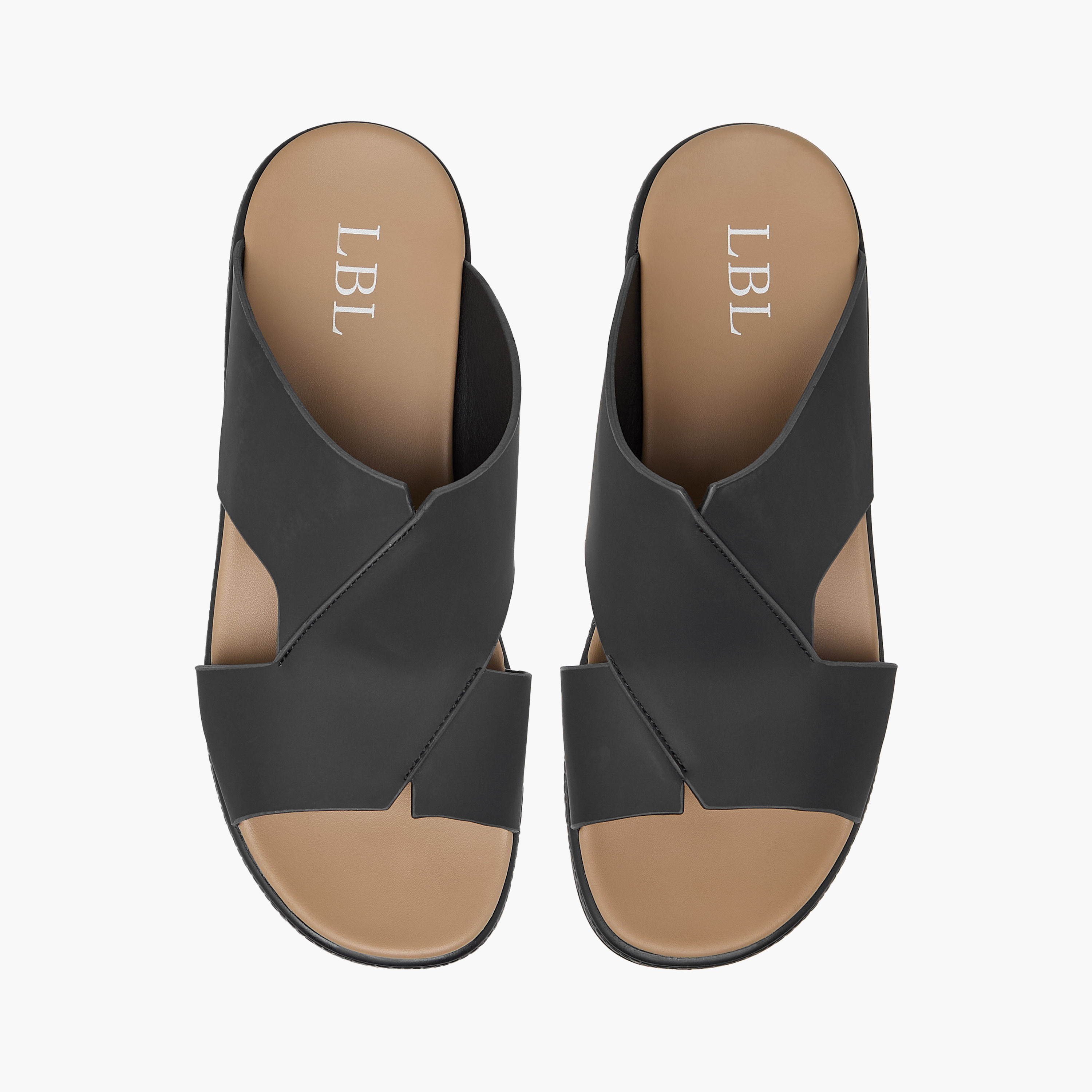 LBL by Shoexpress Cutout Slip-On Sandals-men-shoes-sandals-image-1