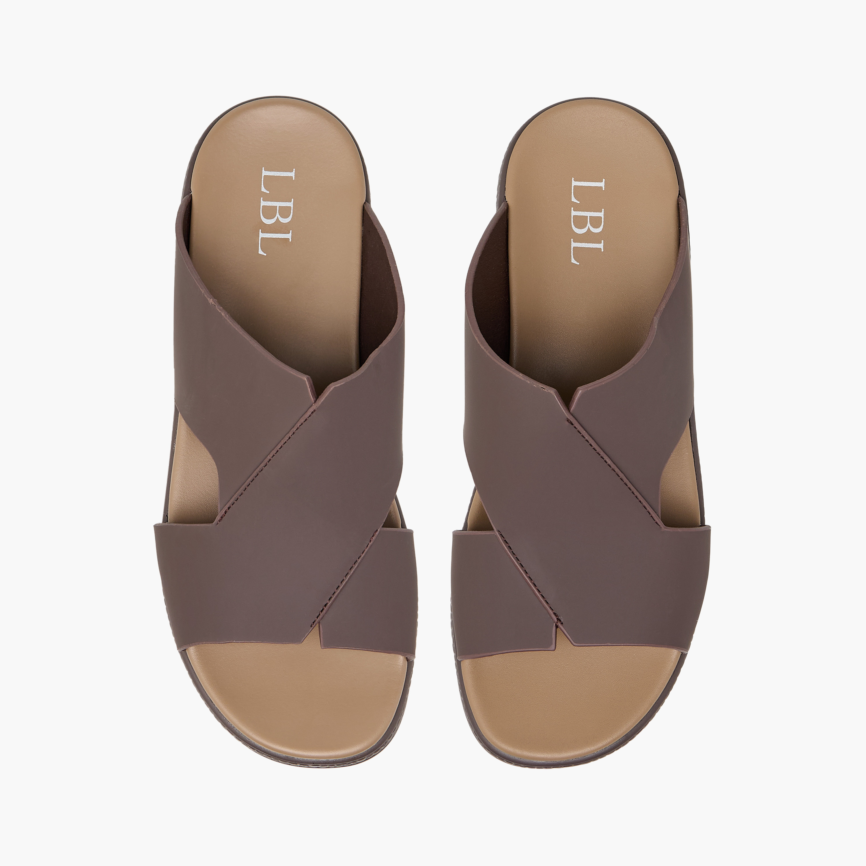 صندل سهل الارتداء مفرغ من أل بي أل من شو إكسبريس-men-shoes-sandals-image-1
