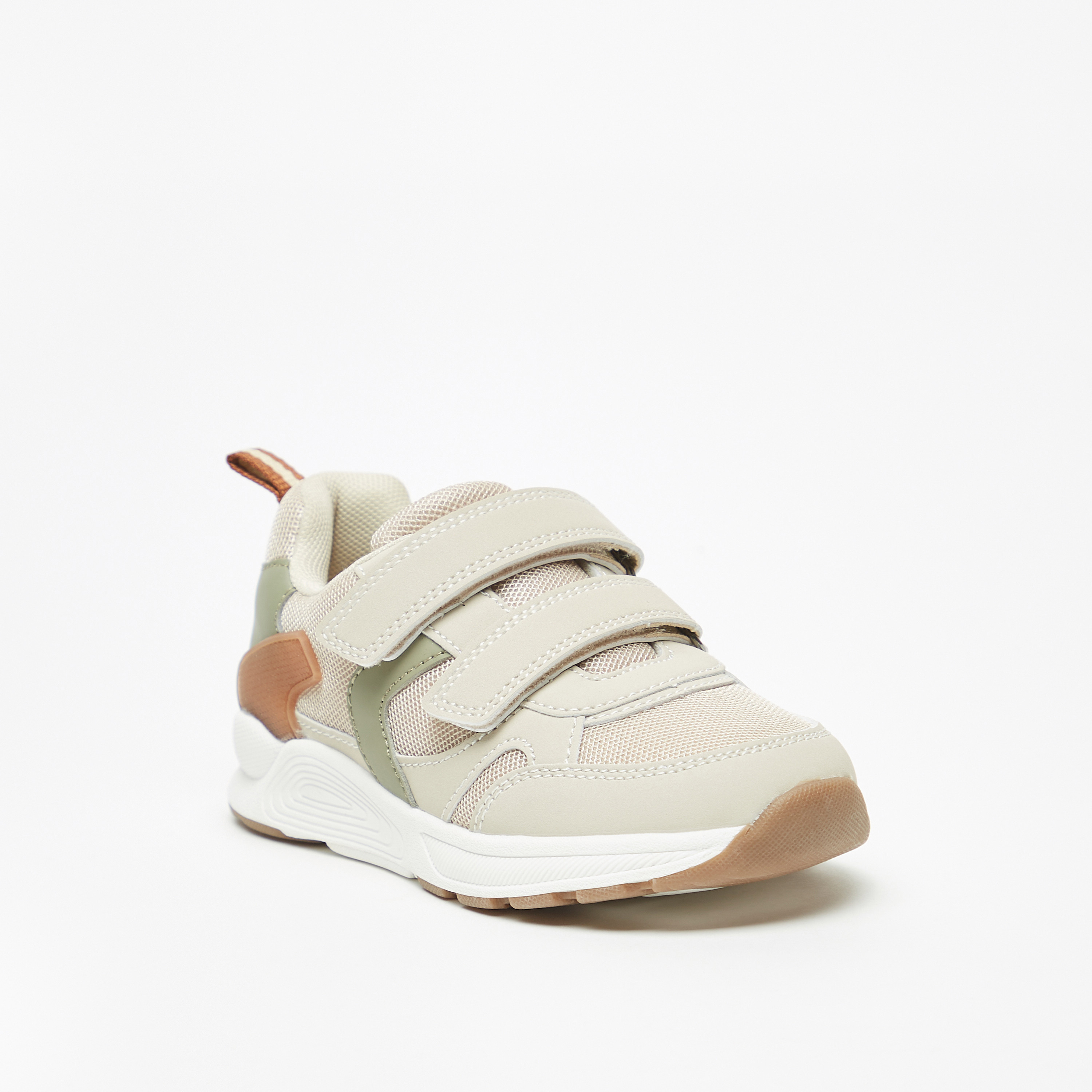 حذاء سنيكرز بشريط إغلاق لاصق وألواح للأطفال من جونيورز-boys-shoes-schoolshoes-image-1