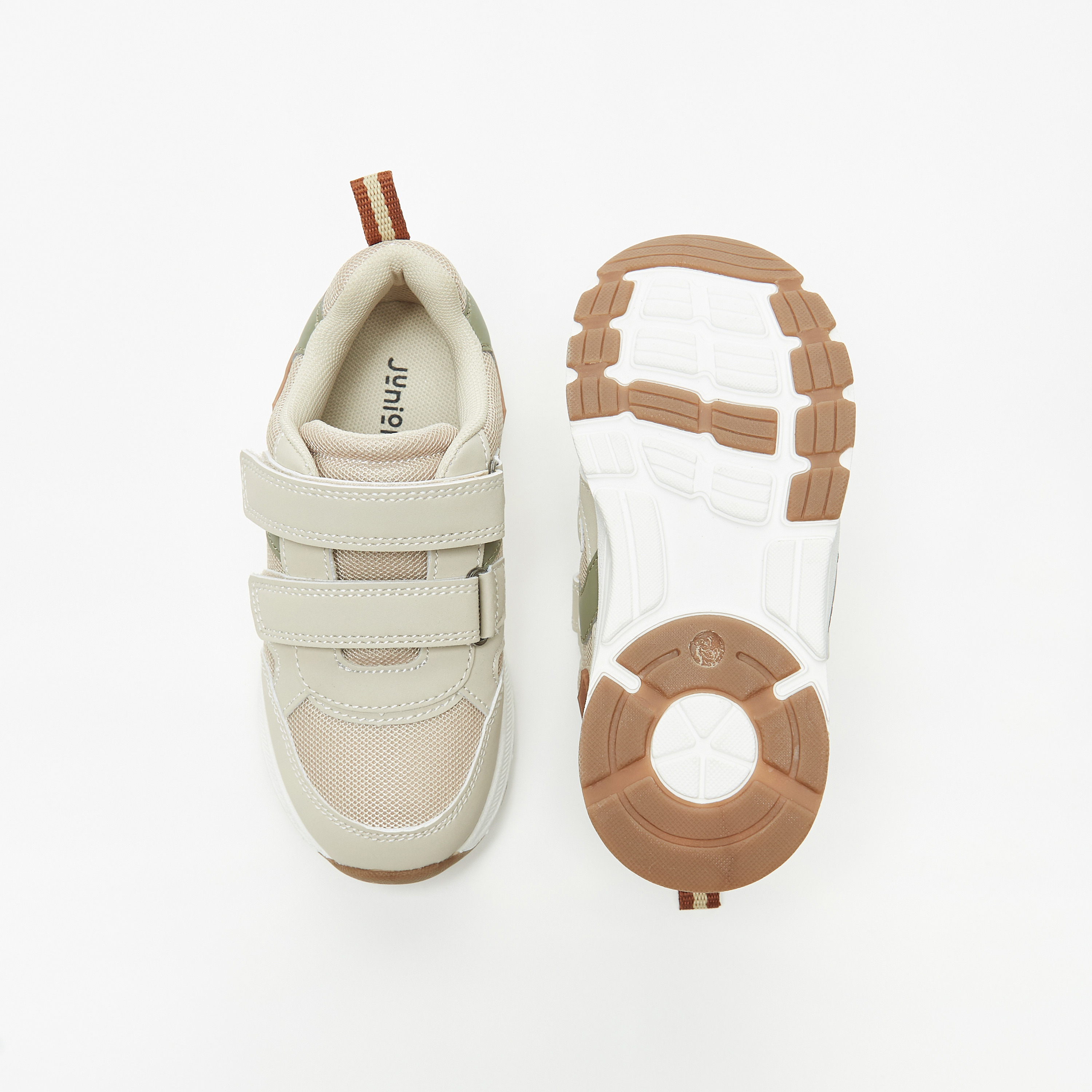 حذاء سنيكرز بشريط إغلاق لاصق وألواح للأطفال من جونيورز-boys-shoes-schoolshoes-image-4