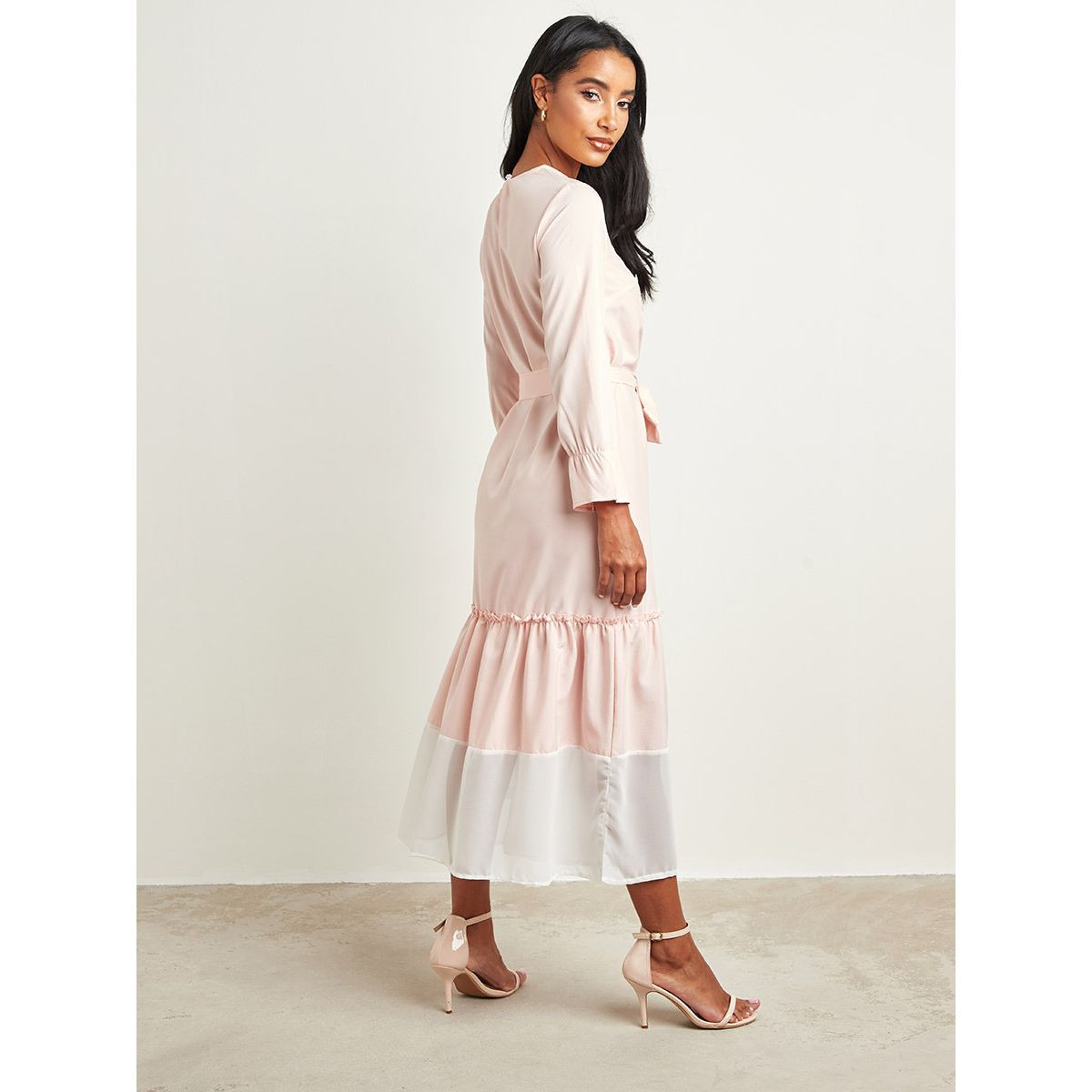 فستان طويل بطبقات من ستايلي-women-clothing-dresses-image-2