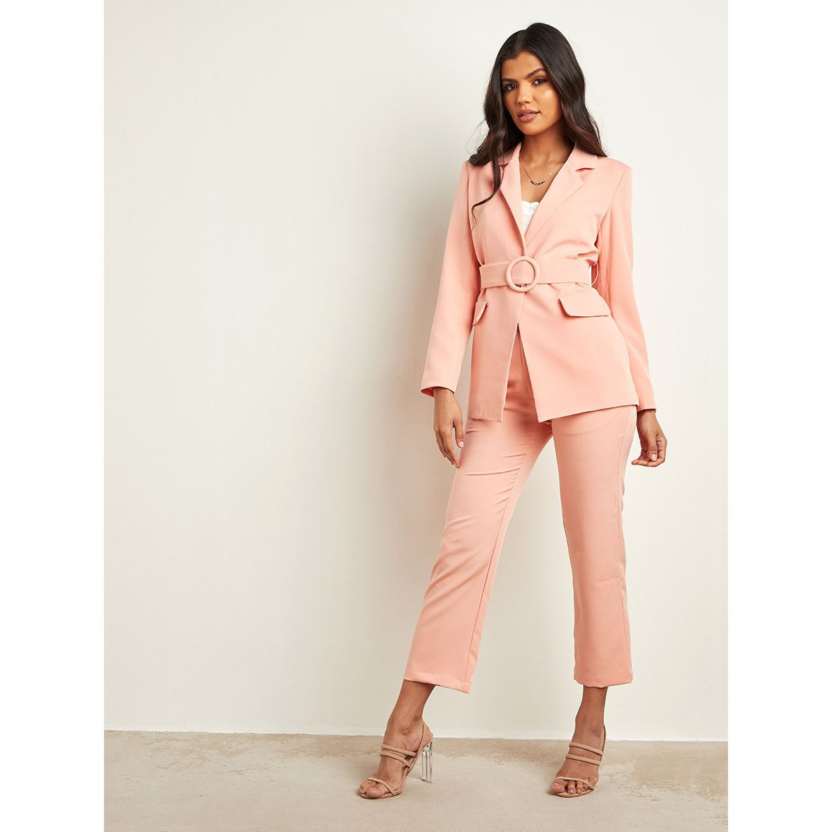 Styli Plain Straight Fit Tapered Trouser-women-clothing-trousers-image-4