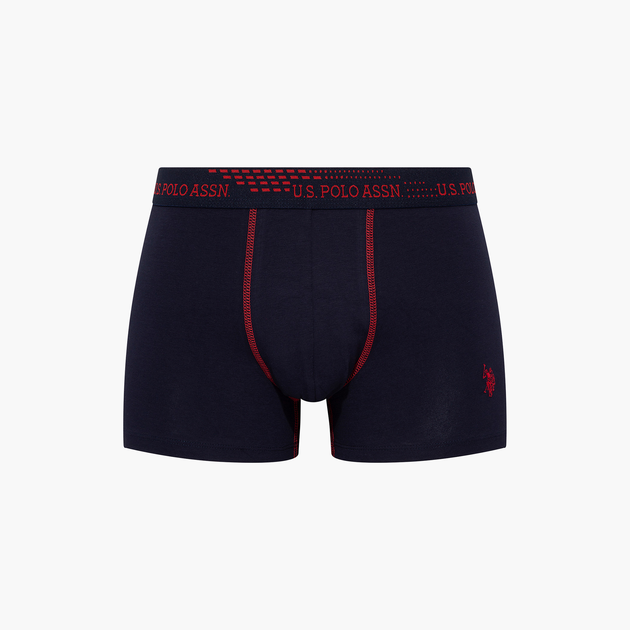مجموعة من 3 قطع من يو اس بولو اسن من سراويل للرجال مع متعدد الألوان مطبوعة بحزام خصر-men-clothing-innerwear-underwear-image-8