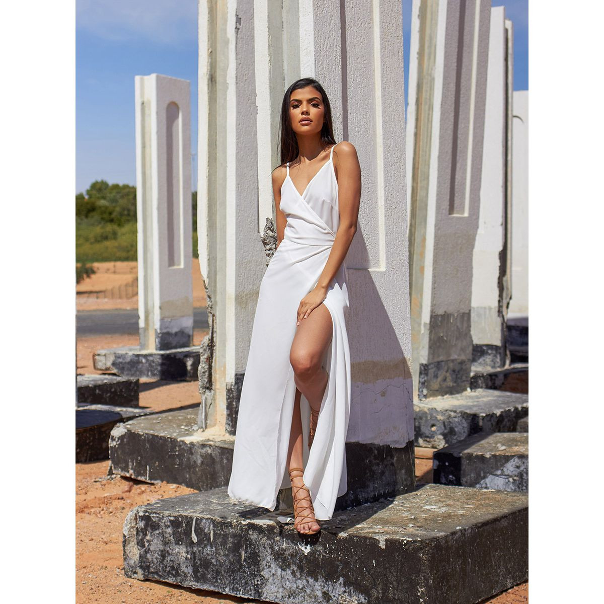 فستان طويل بلا أكمام من ستايلي-women-clothing-dresses-image-4