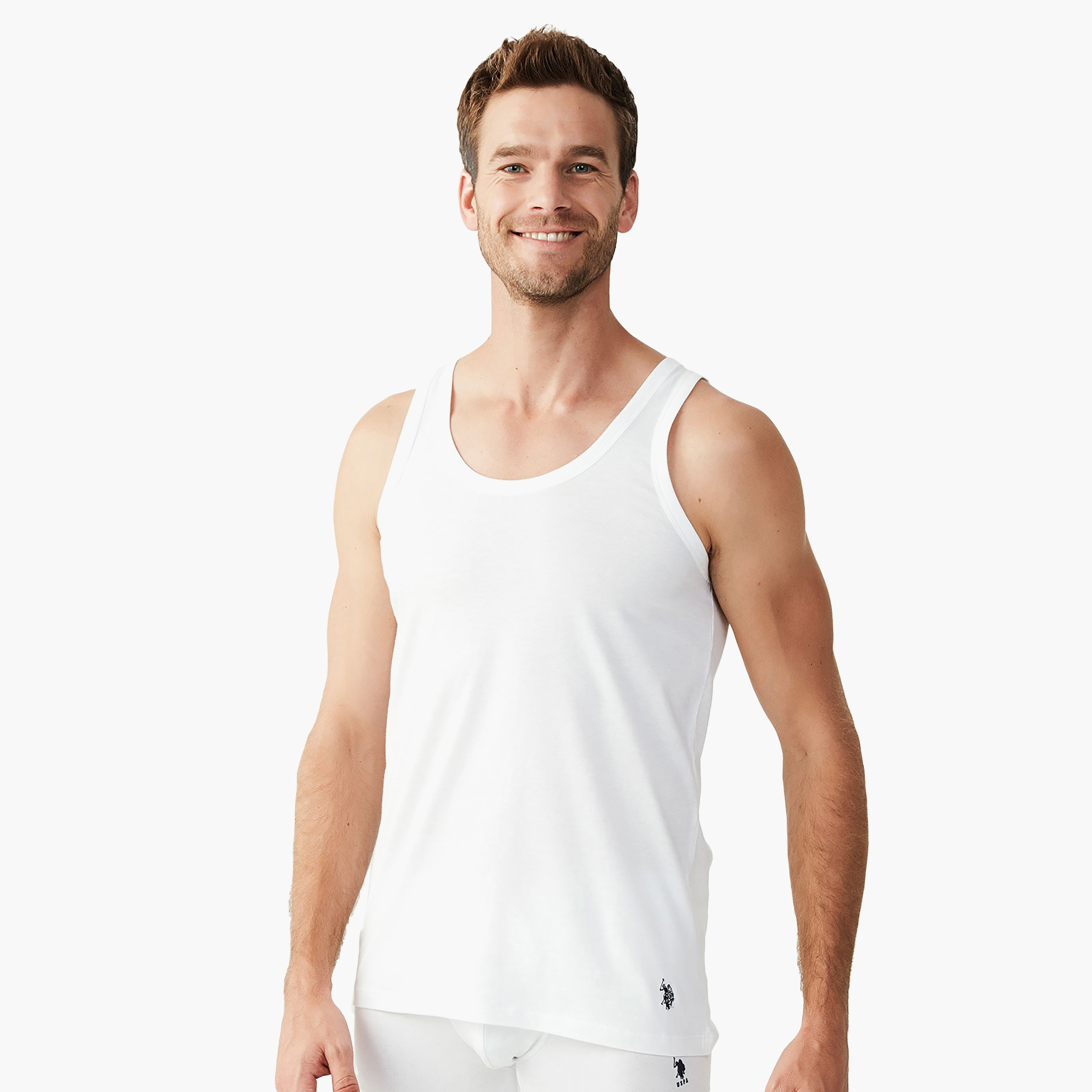 الولايات المتحدة بولو Assn. سترة رجالية عادي برقبة مغرفة-men-clothing-innerwear-vests-image-2