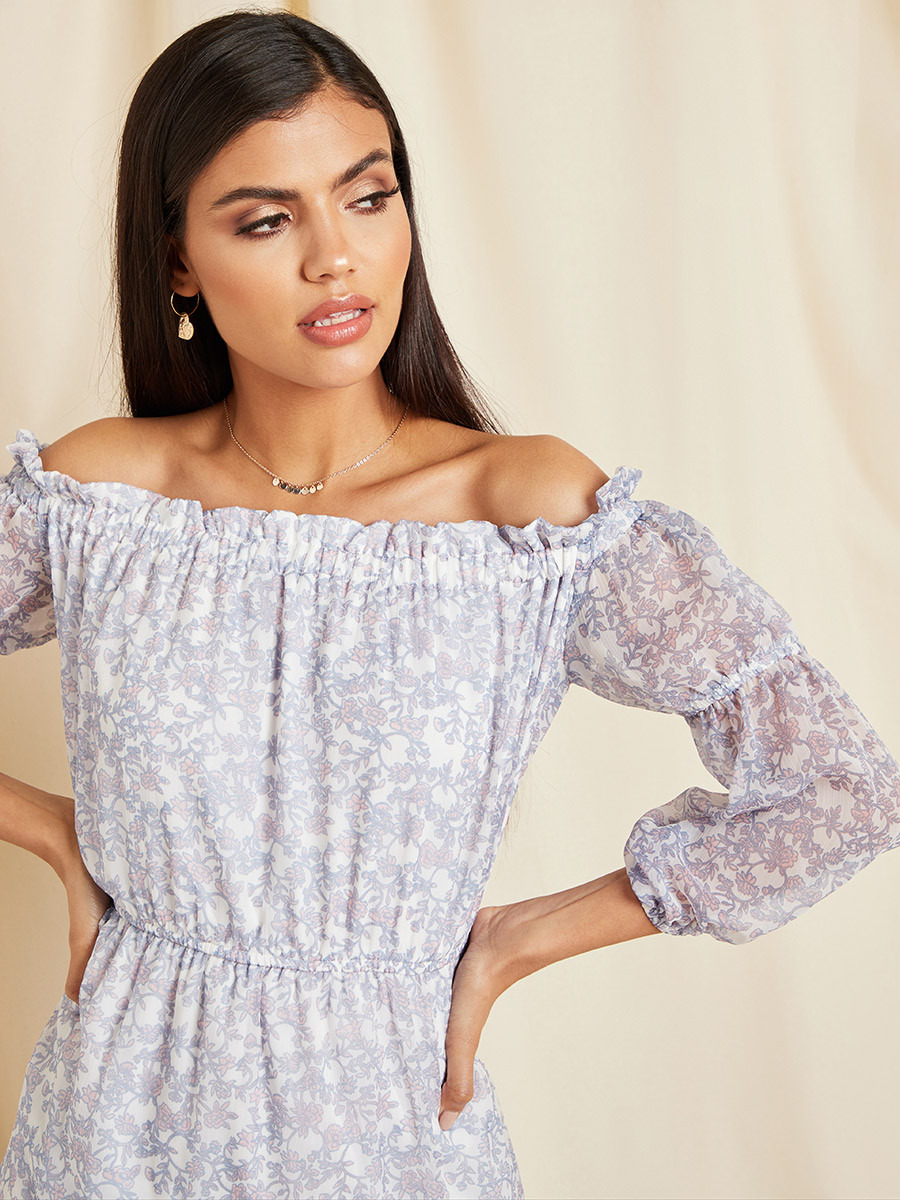 فستان ميدي مطبوع بزهور من ستايلي-women-clothing-dresses-image-4