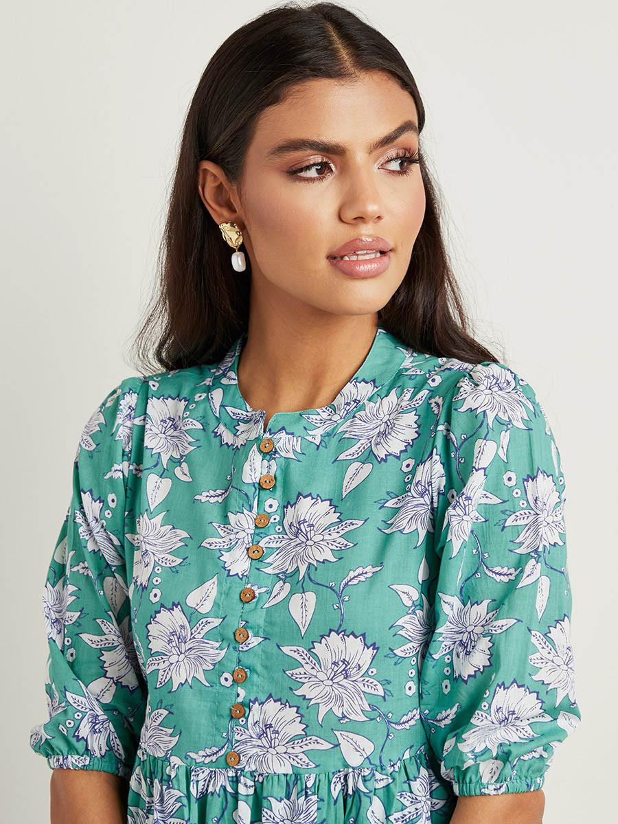 فستان ميدي مطبوع وبأزرار-women-clothing-dresses-image-2