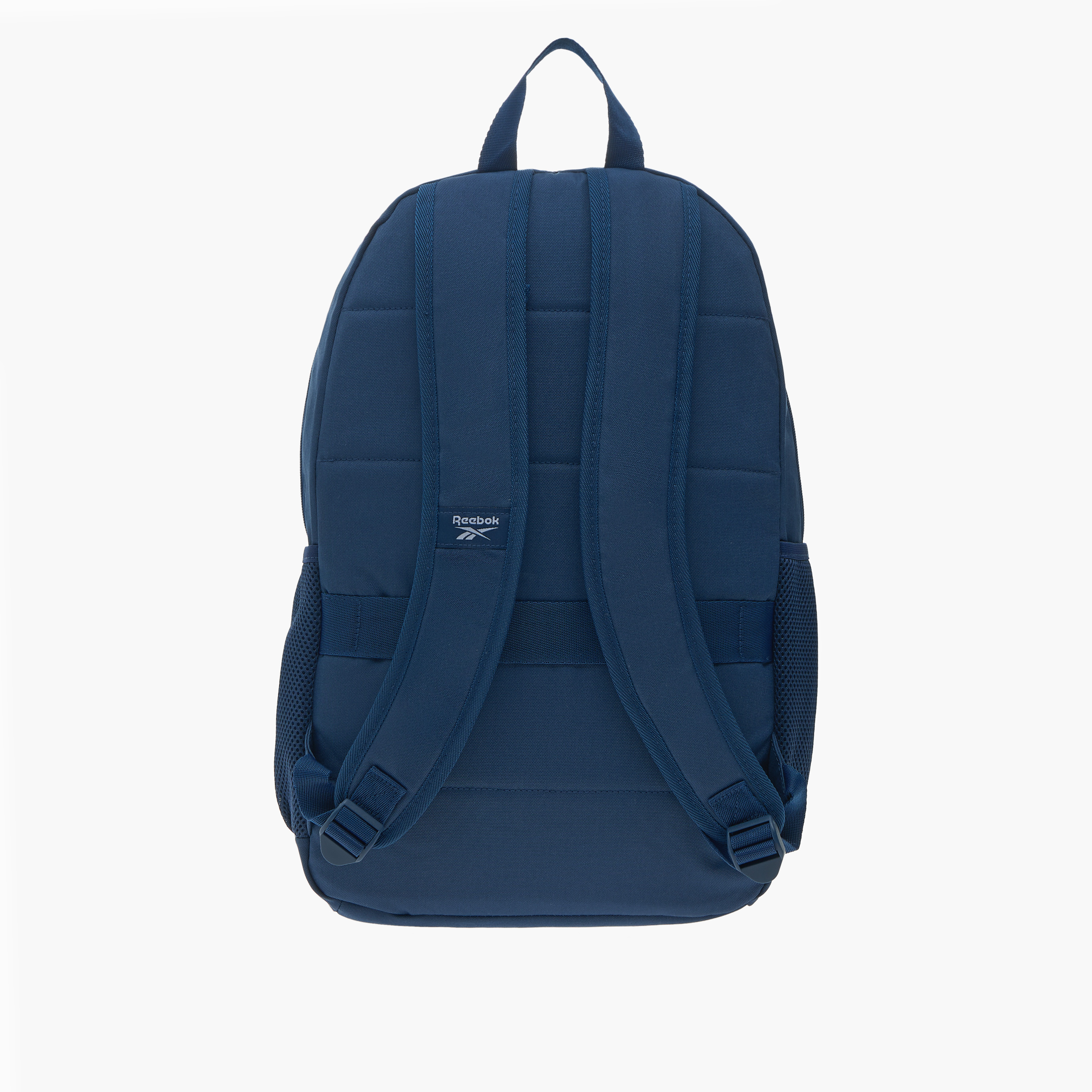 Reebok Logo Print Backpack with Adjustable Shoulder Straps and Pencil Pouch-school-bagsandbackpacks-sets-image-4