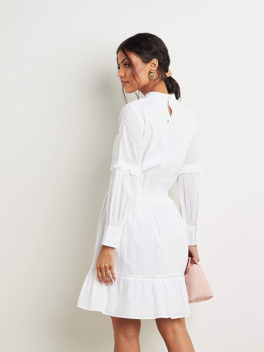 فستان ميدي بأكمام طويلة وفتحات من ستايلي-women-clothing-dresses-image-5