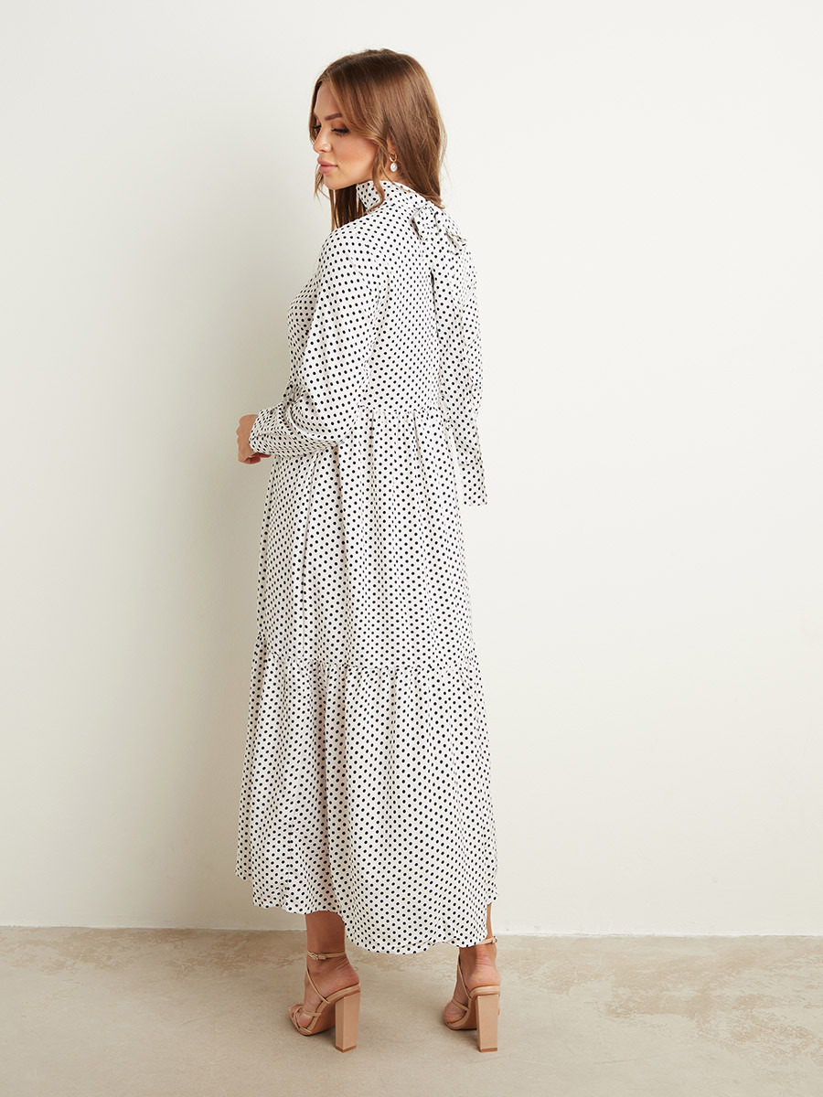 فستان ميدي منقط من ستايلي-women-clothing-dresses-image-4