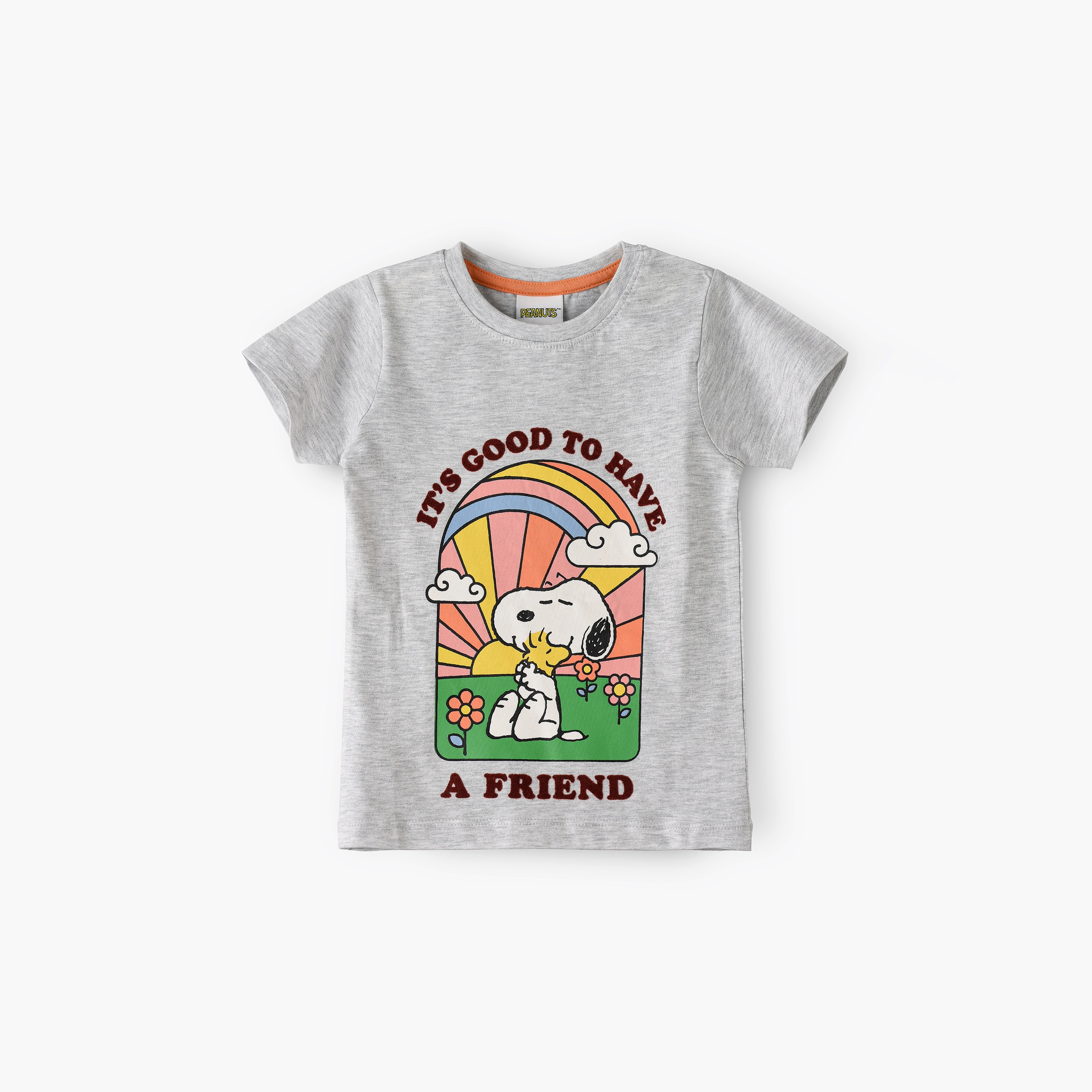 Urban Haul X Peanuts Snoopy Short Sleeves T-Shirt-girls-clothing-tshirts-image-1