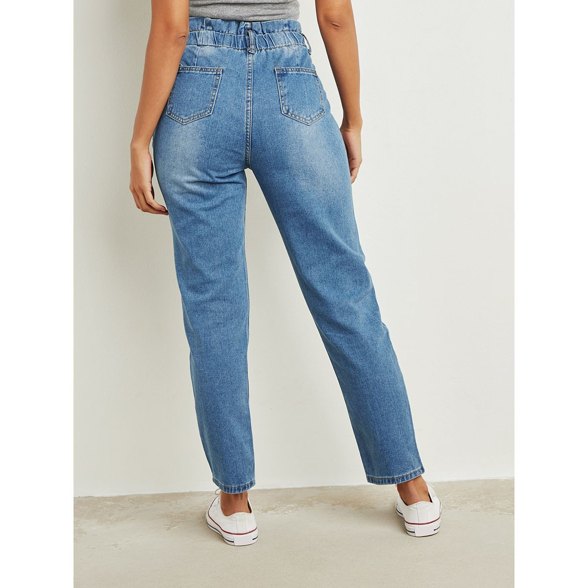 بنطلون جينز بخصر مطاطي من ستايلي-women-clothing-bottoms-jeans-image-3
