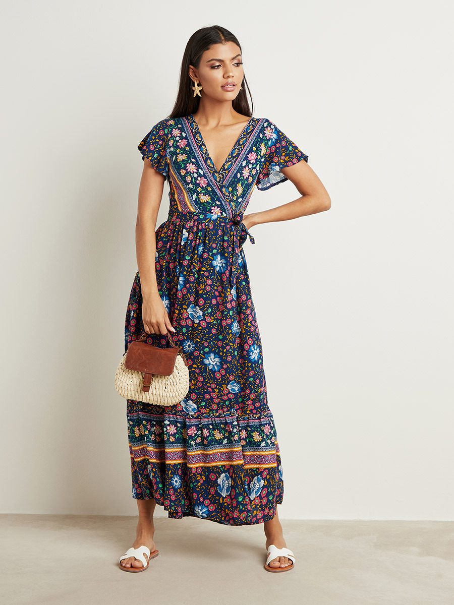 فستان طويل مطبوع من ستايلي-women-clothing-dresses-image-4