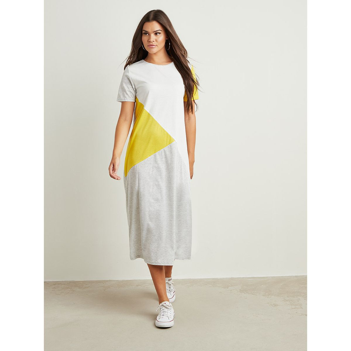 فستان طويل بتصميم تيشيرت من ستايلي-women-clothing-dresses-image-5