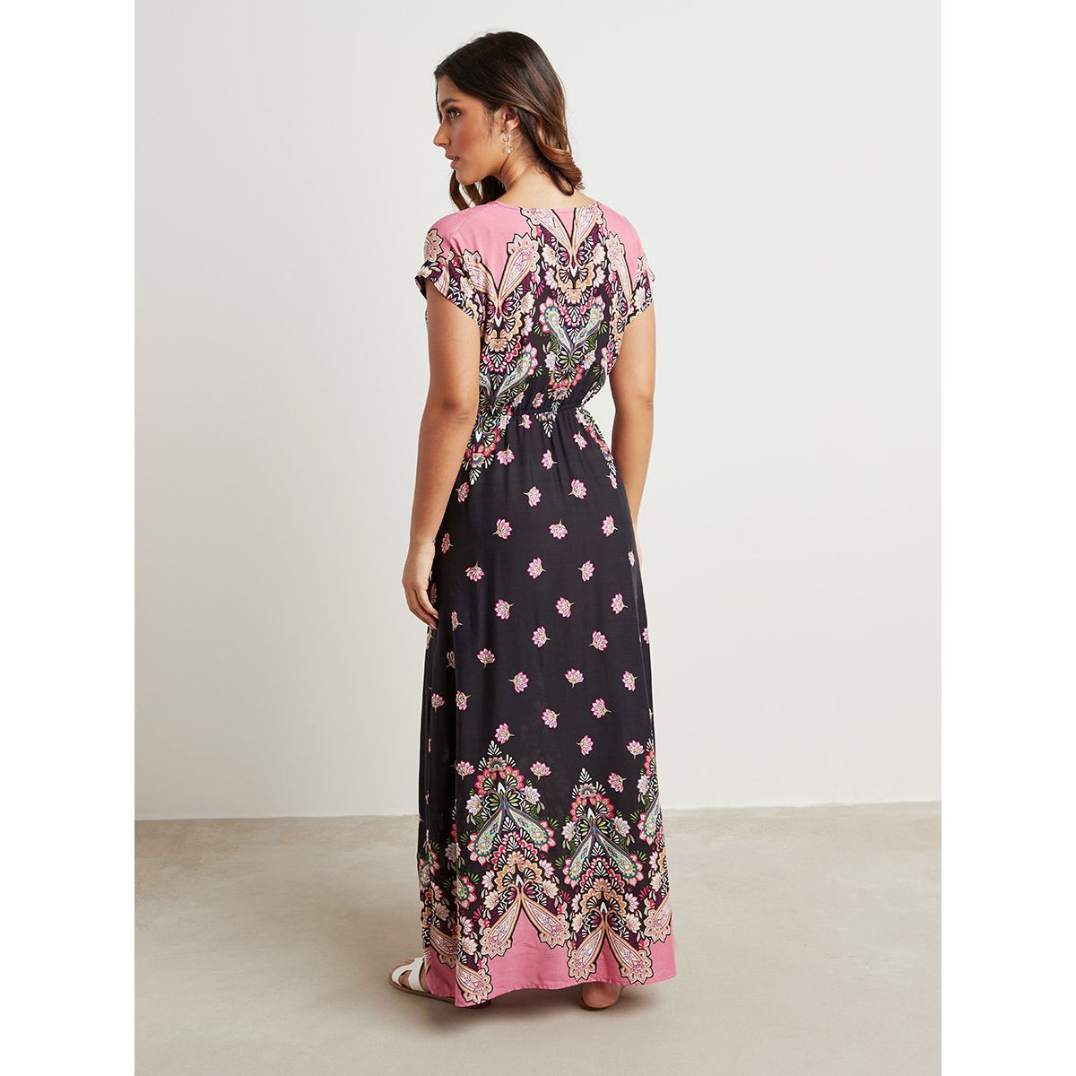 فستان طويل مطبوع بزهور من ستايلي-women-clothing-dresses-image-3