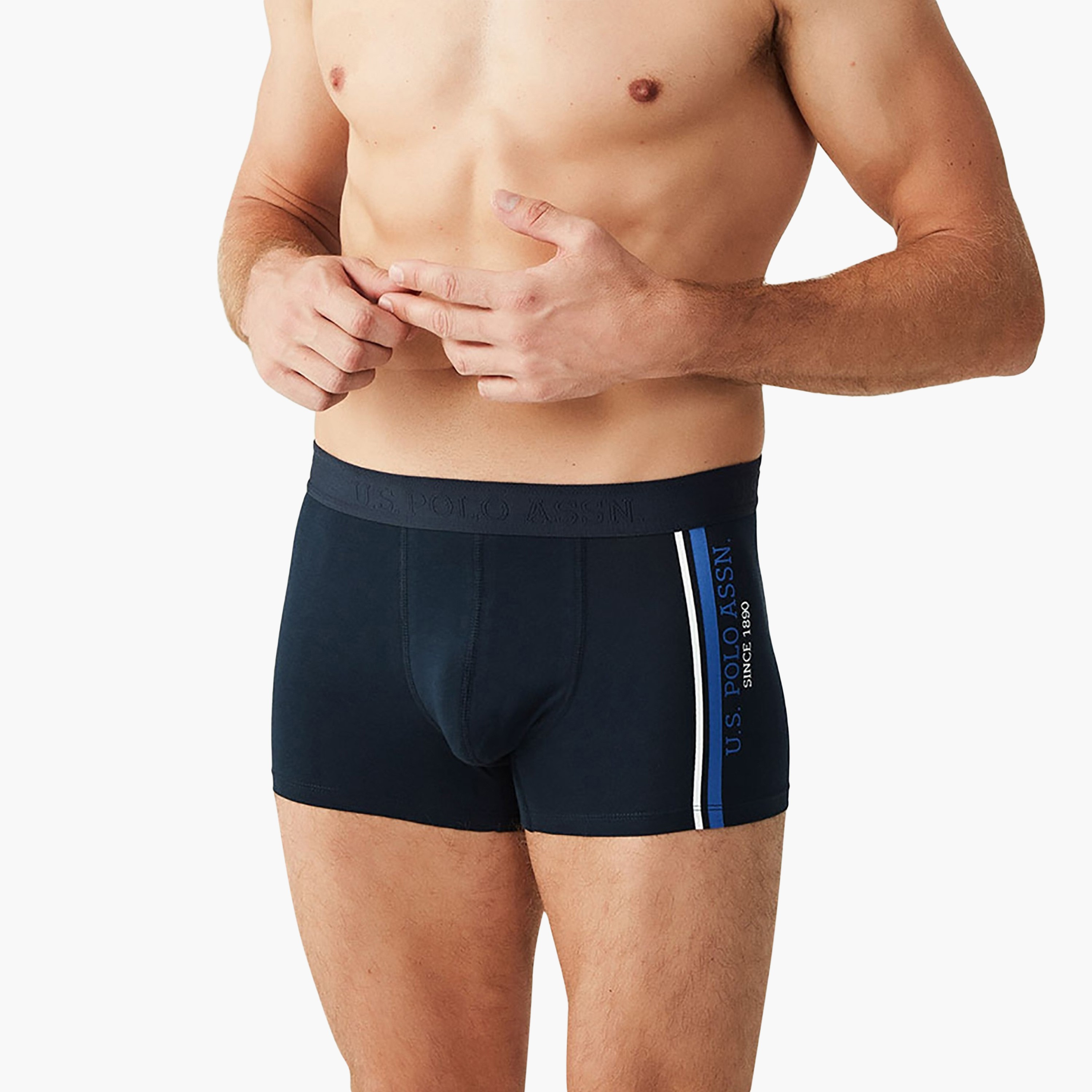 مجموعة من 3 سراويل داخلية رجالية متعددة الألوان من يو اس بولو أسسن-men-clothing-innerwear-underwear-image-9