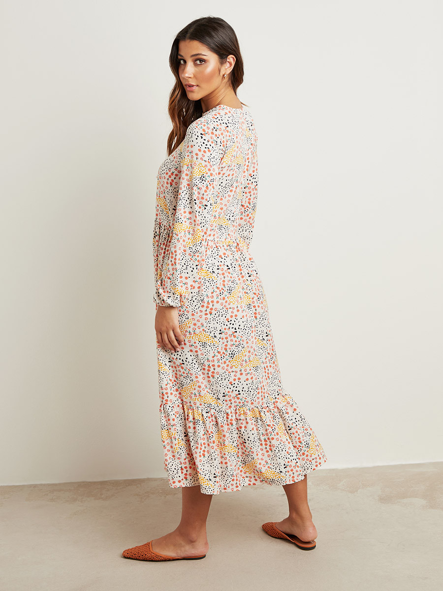 فستان ميدي مطبوع بزهور من ستايلي-women-clothing-dresses-image-3
