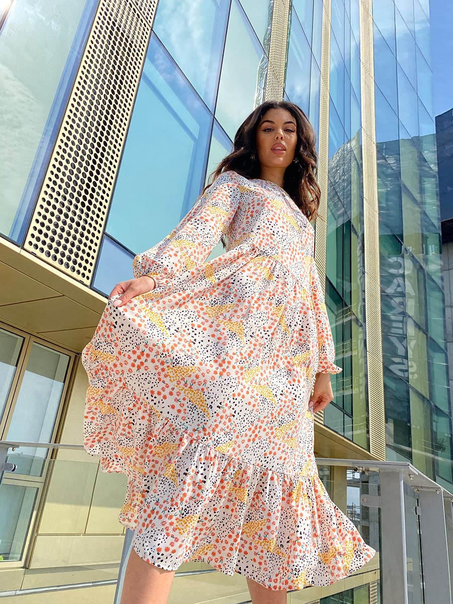 فستان ميدي مطبوع بزهور من ستايلي-women-clothing-dresses-image-6