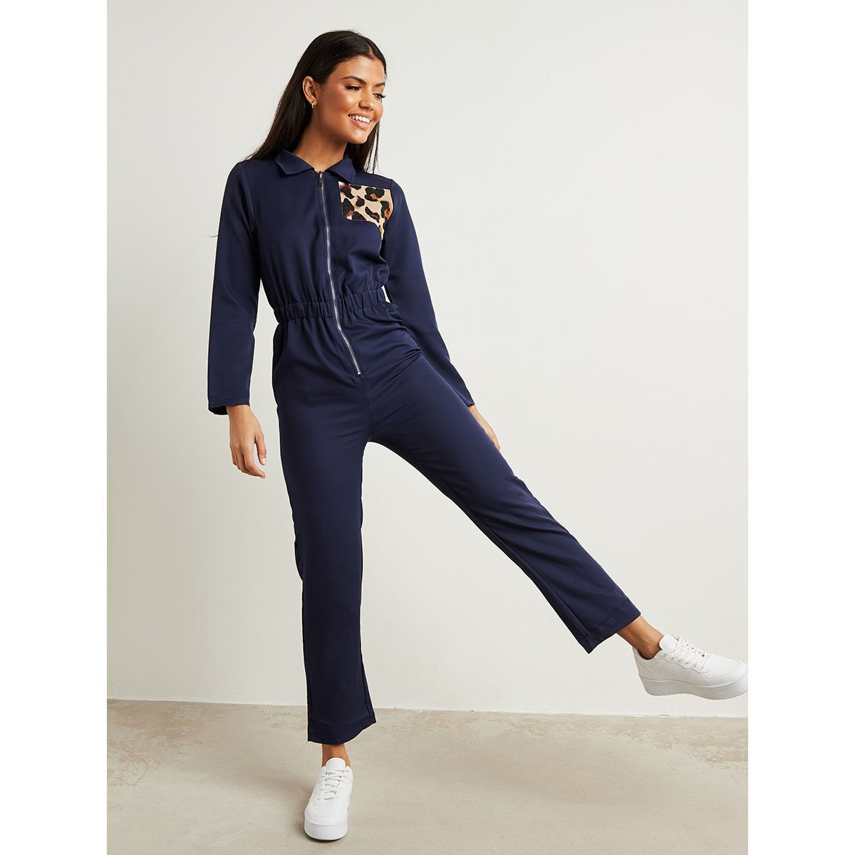 أفرول مطبوع بسحّاب إغلاق من ستايلي-women-clothing-dresses-image-1