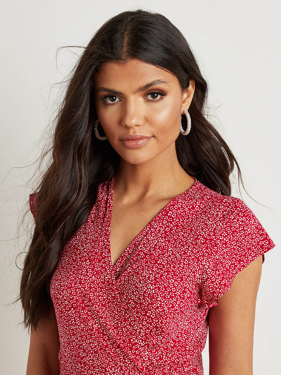 فستان ميدي مطبوع بربطة أمامية من ستايلي-women-clothing-dresses-image-3