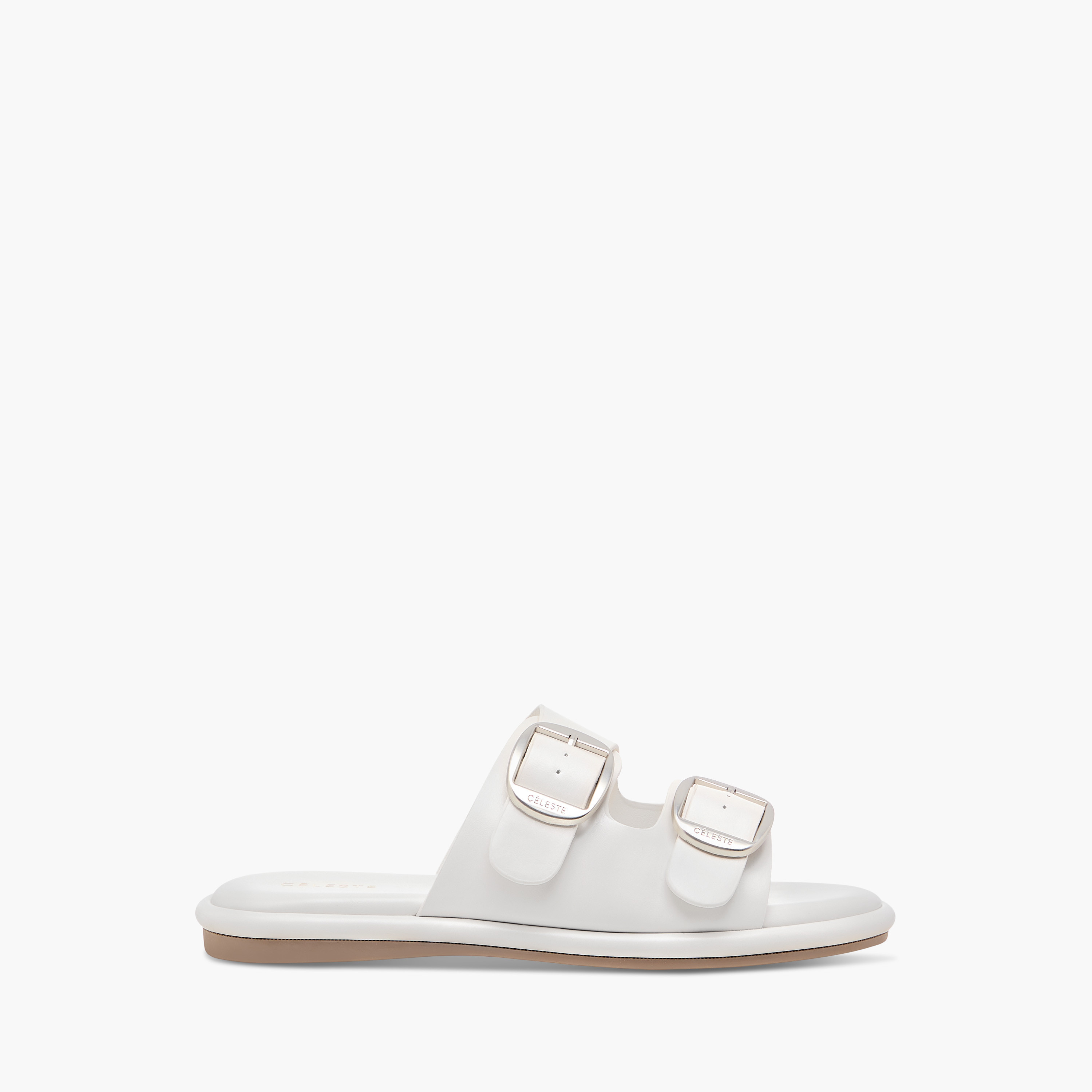 Celeste Women's Buckle Accent Slip-On Sandals-women-shoes-flats-sandals-image-2