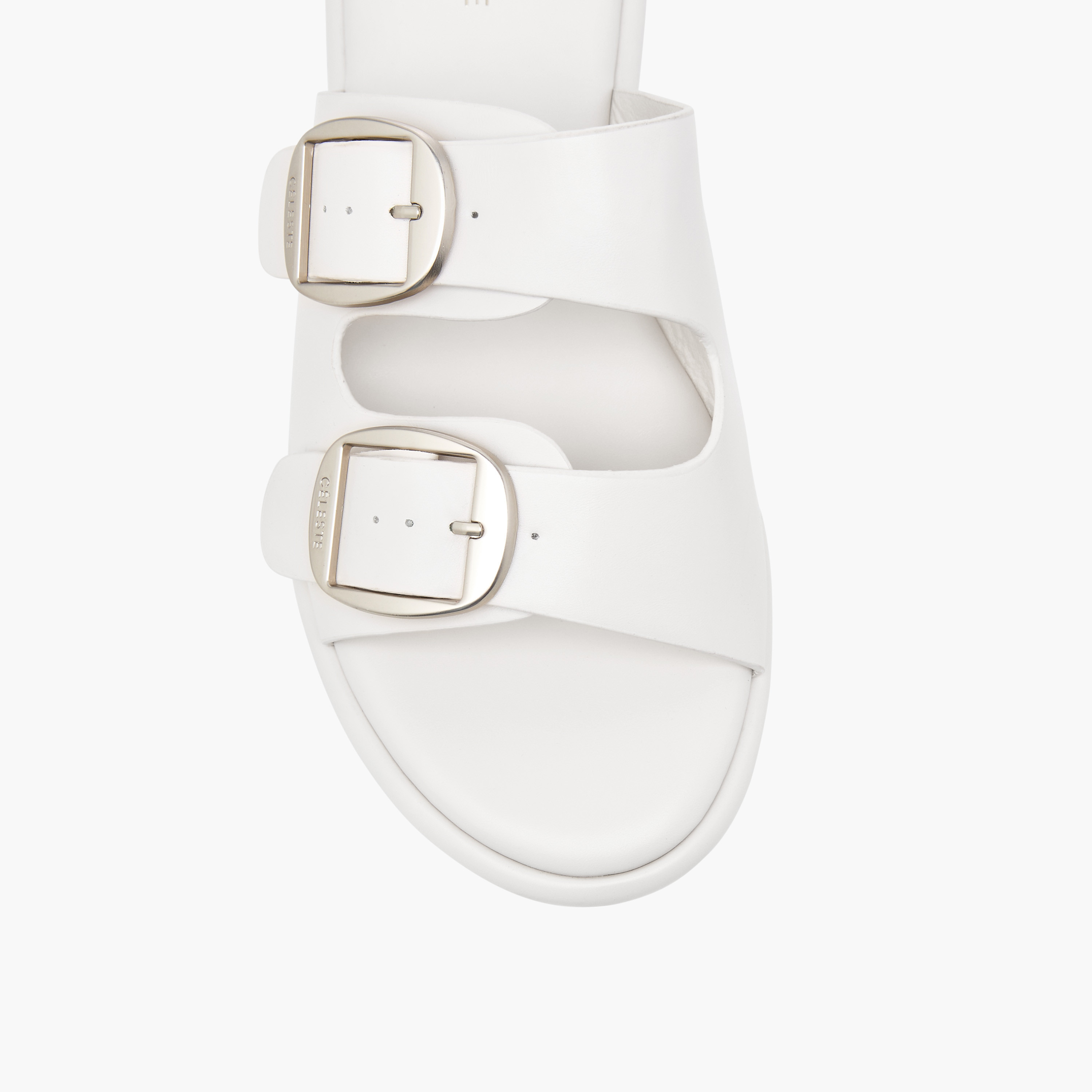 Celeste Women's Buckle Accent Slip-On Sandals-women-shoes-flats-sandals-image-3