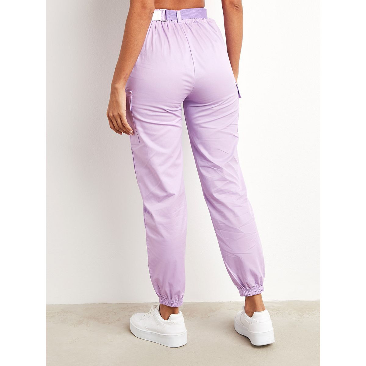 بنطلون كارجو بحزام خصر من ستايلي-women-clothing-trousers-image-4