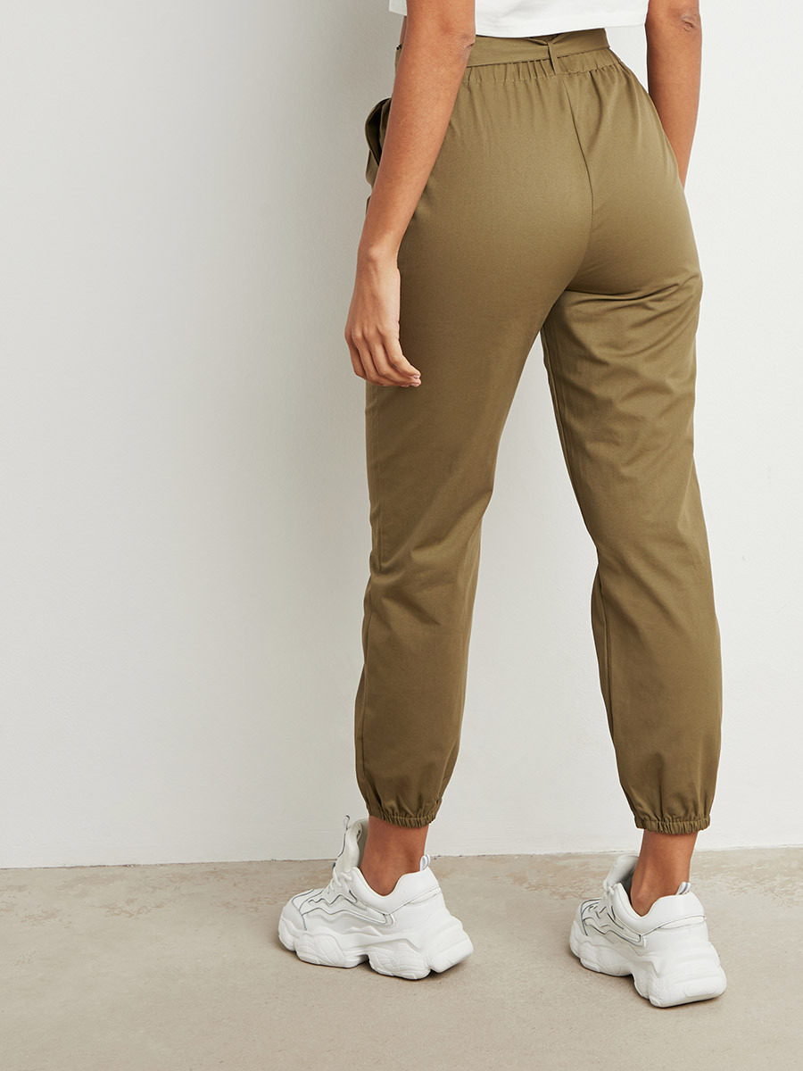 بنطلون رياضي بقصة واسعة وحزام خصر من ستايلي-women-clothing-trousers-image-3