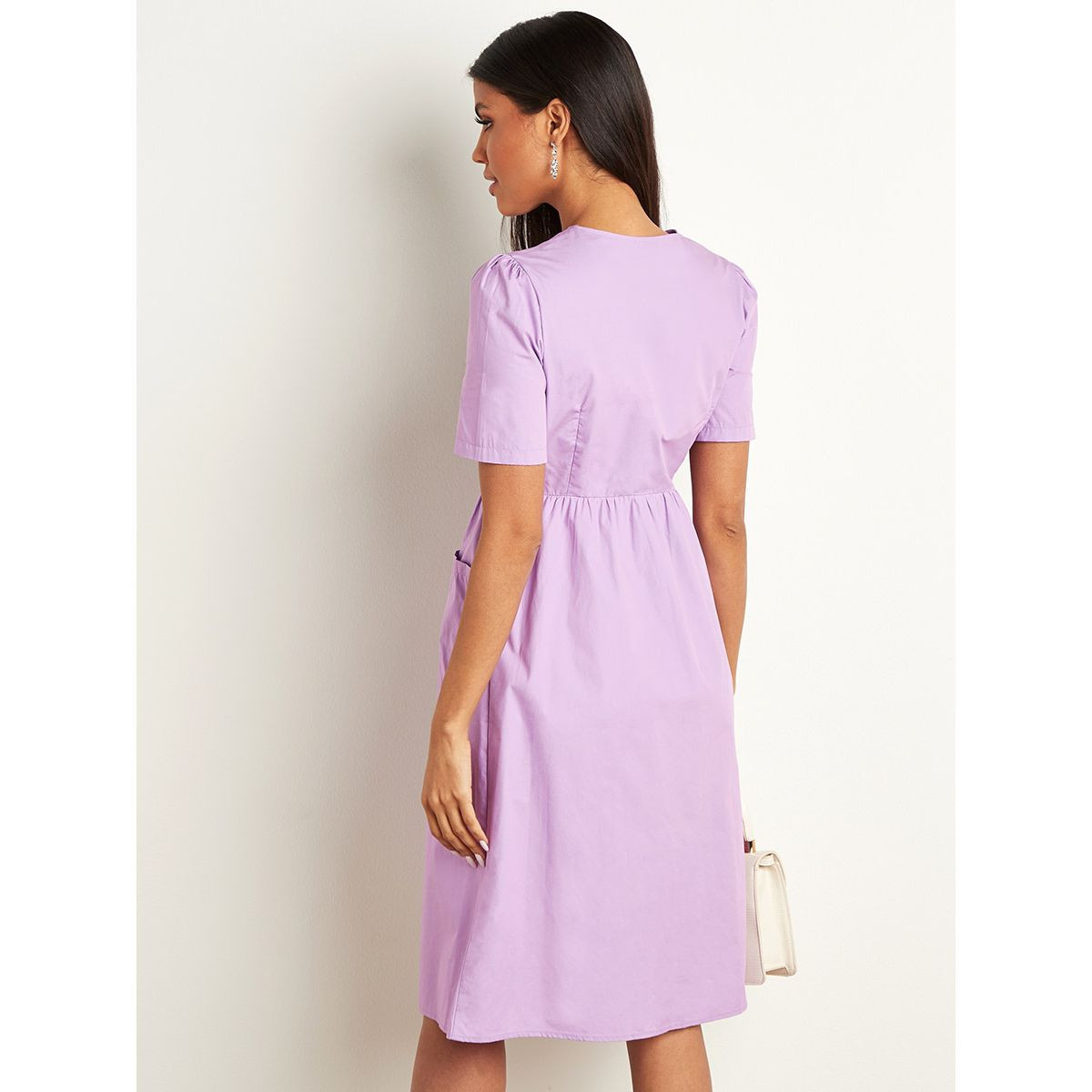 فستان ميدي بأزرار من ستايلي-women-clothing-dresses-image-4