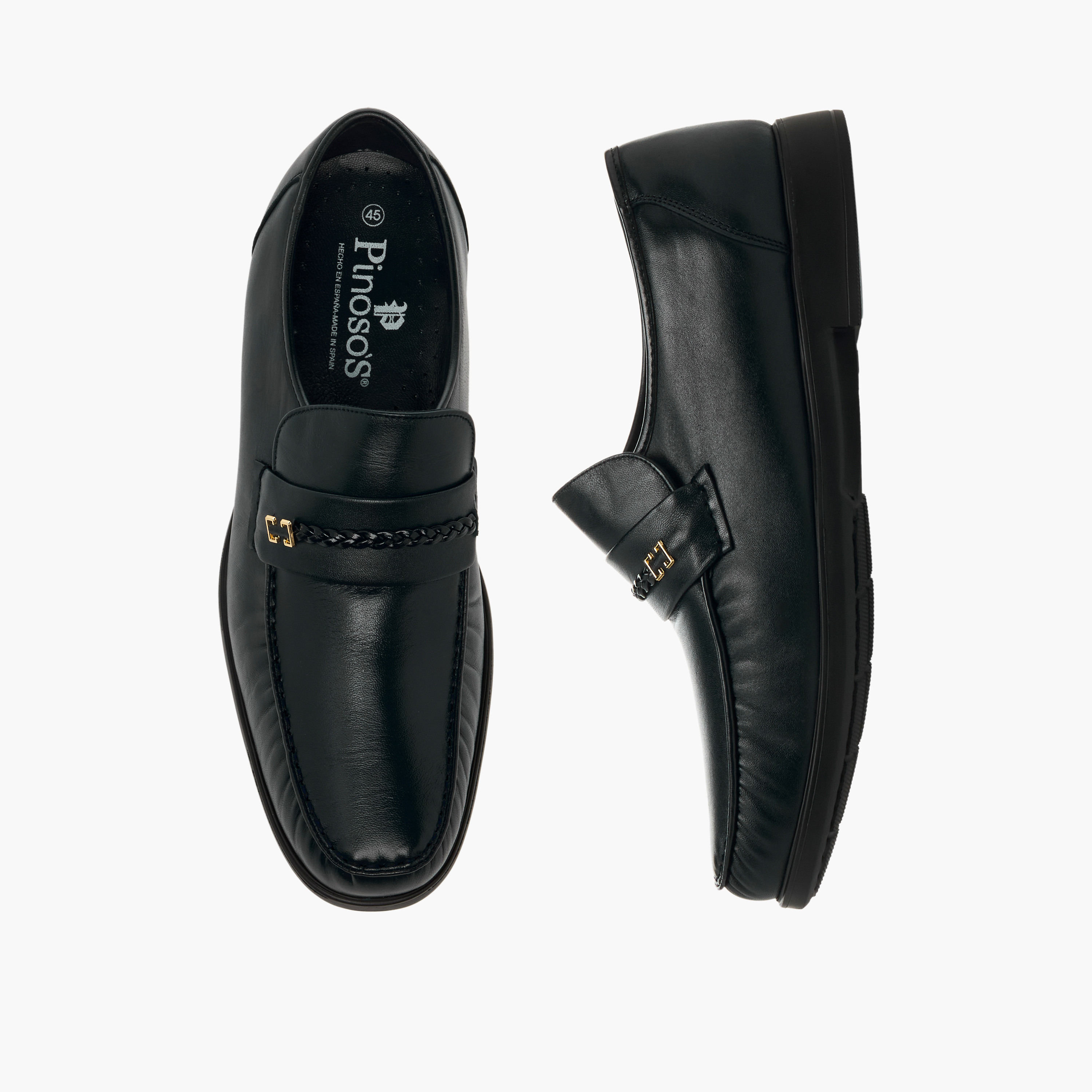 Pinosos Men Genuine Leather Slip-On Loafers-men-shoes-loafersandmoccasins-image-1