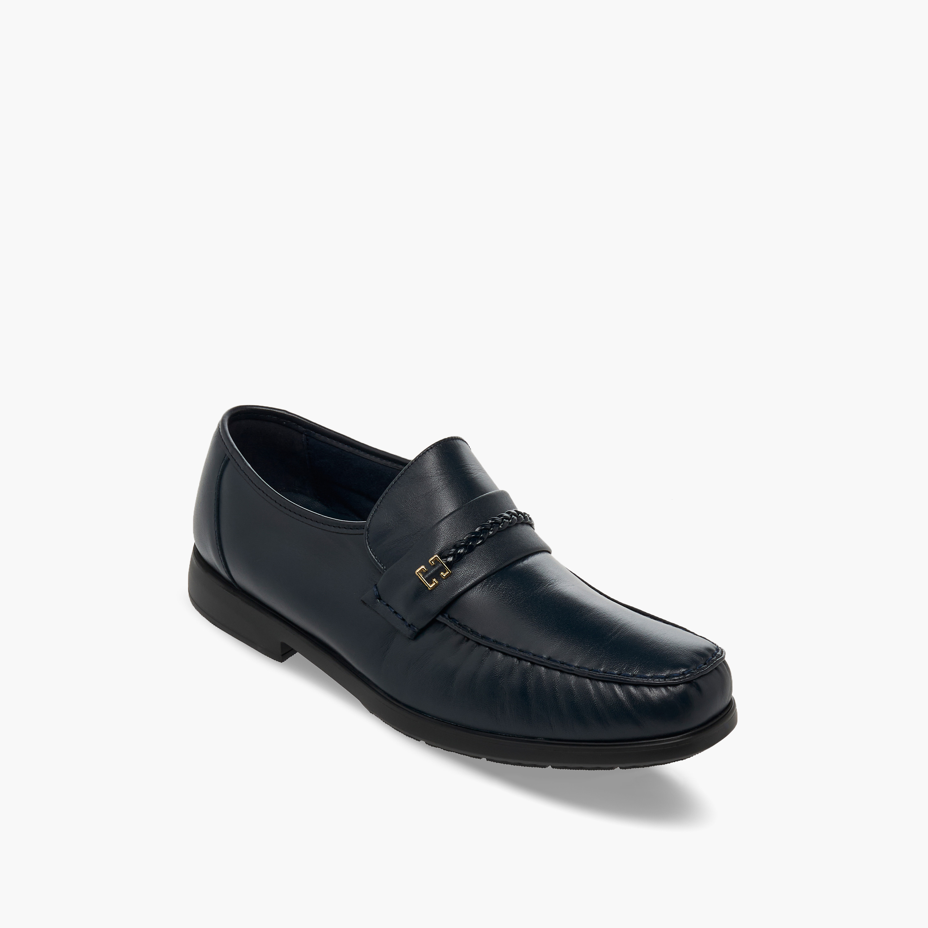 Pinosos Men Genuine Leather Slip-On Loafers-men-shoes-loafersandmoccasins-image-2
