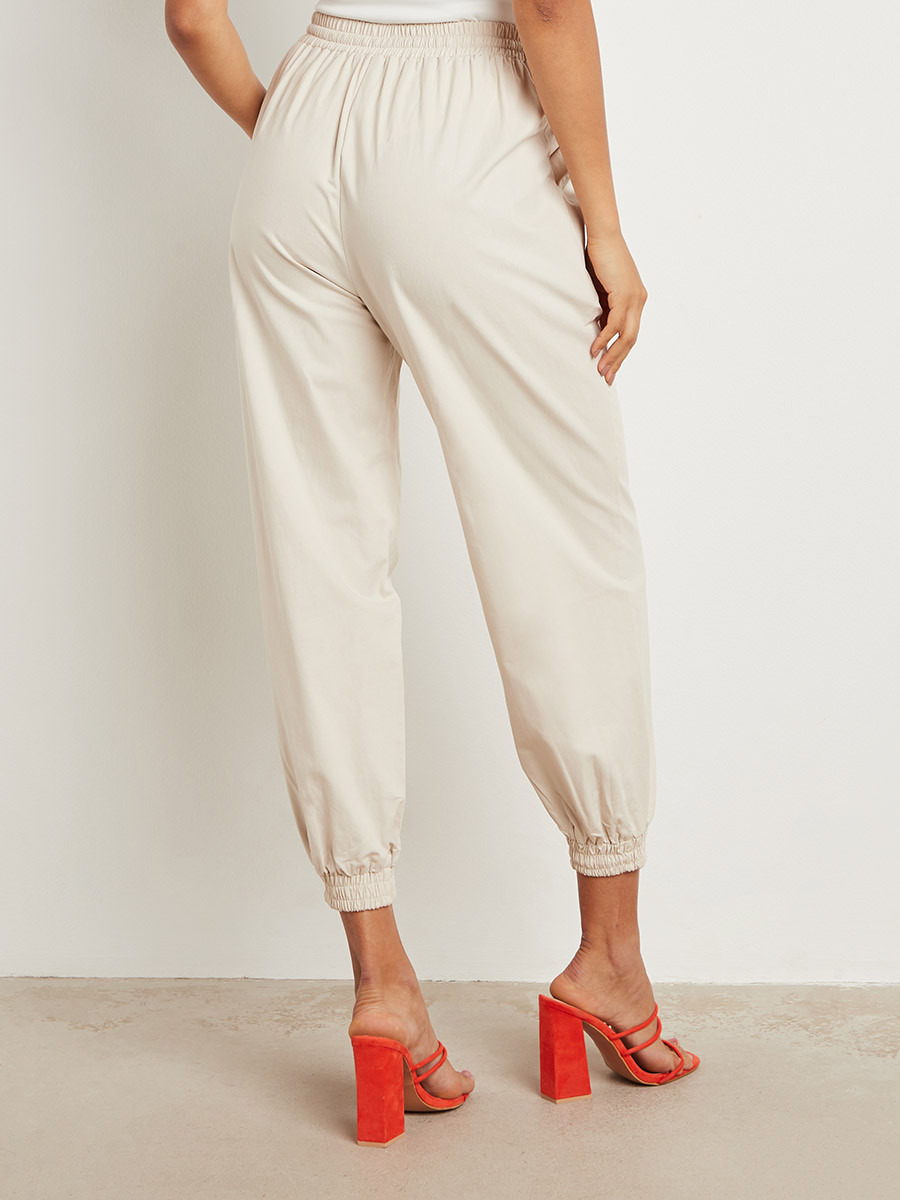 بنطلون رياضي بخصر مطاطي من ستايلي-women-clothing-bottoms-joggers-image-4