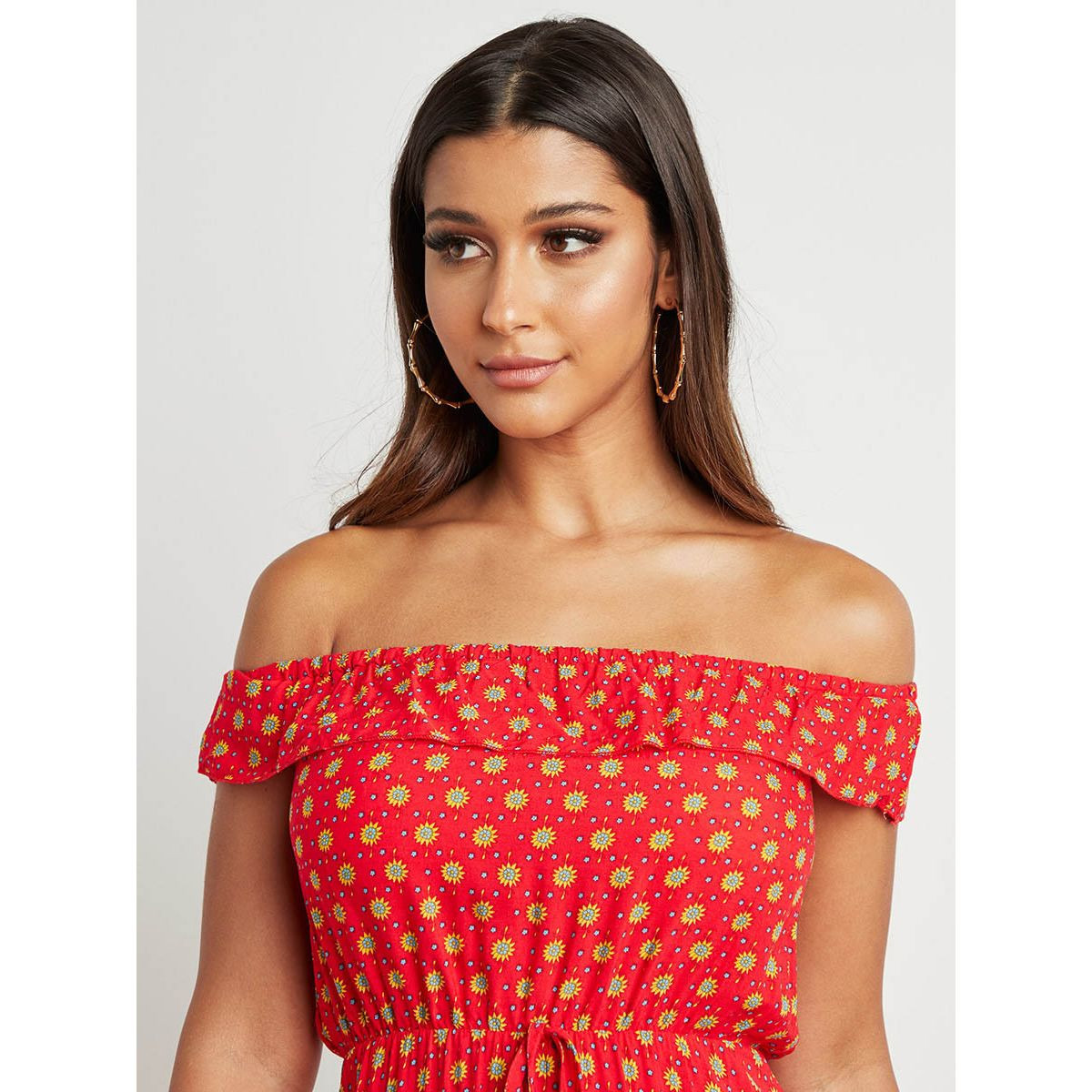 فستان طويل مطبوع بأكتاف مكشوفة من ستايلي-women-clothing-dresses-image-5