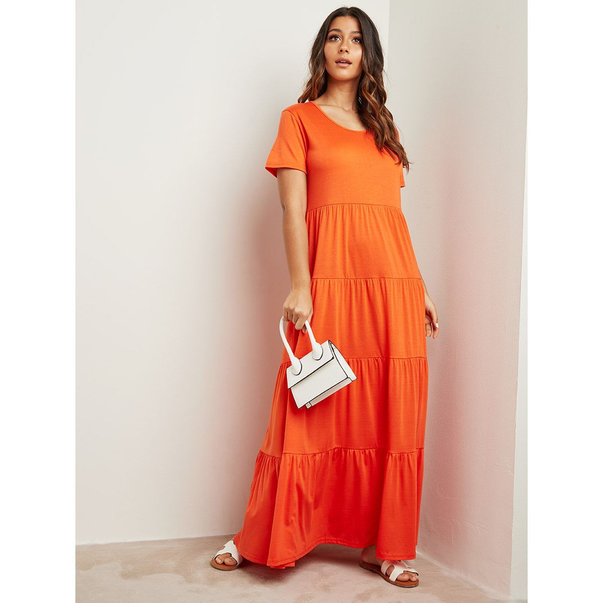 Styli Tiered Scoop Neck Maxi Dress-women-clothing-dresses-image-1