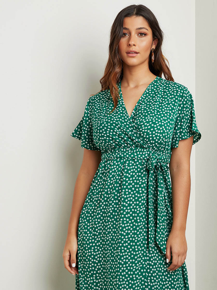 فستان طويل مطبوع بزهور من ستايلي-women-clothing-dresses-image-4
