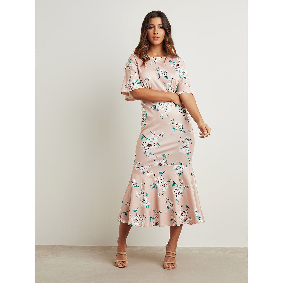 فستان ميدي مطبوع بزهور من ستايلي-women-clothing-dresses-image-1