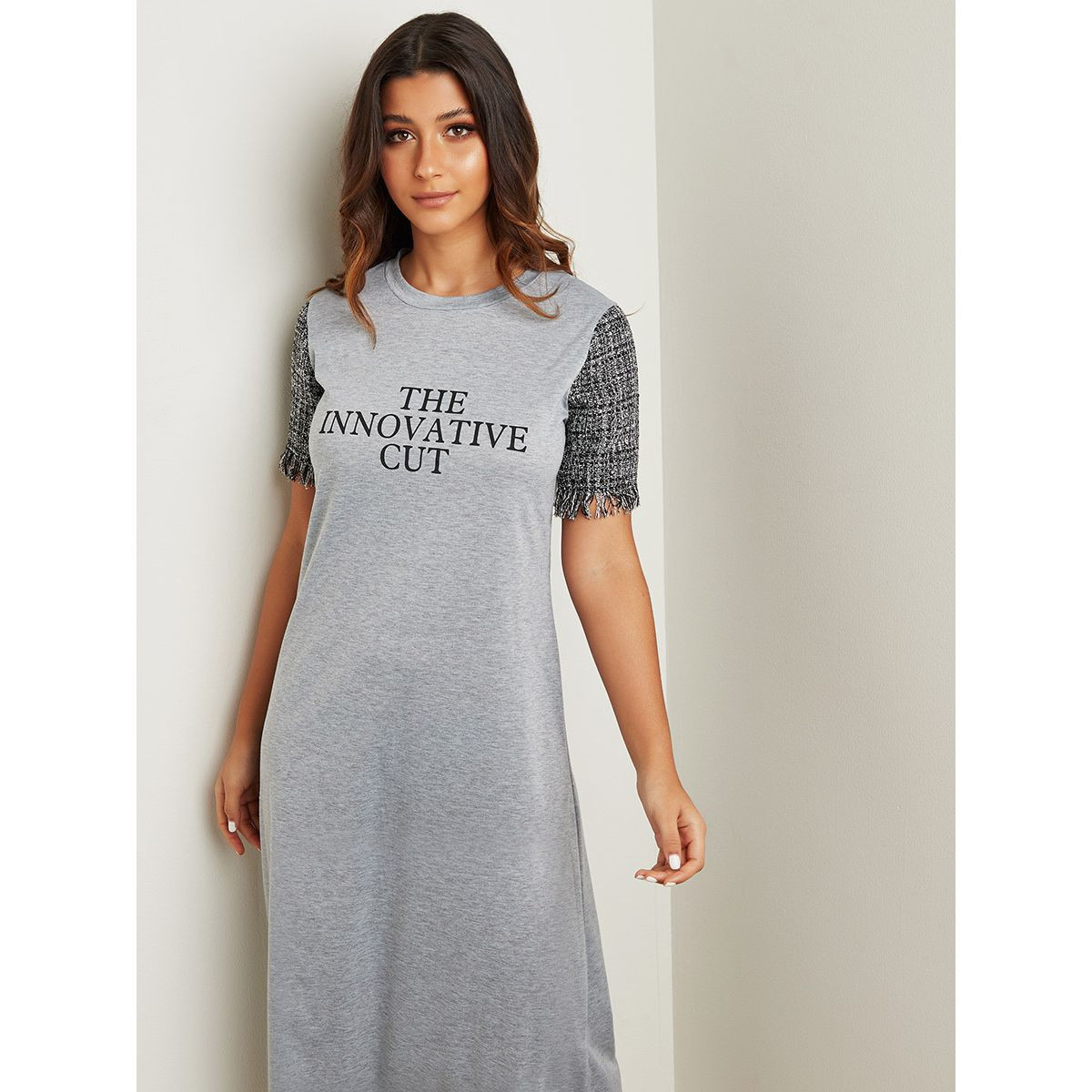 فستان طويل بتصميم تيشيرت من ستايلي-women-clothing-dresses-image-4