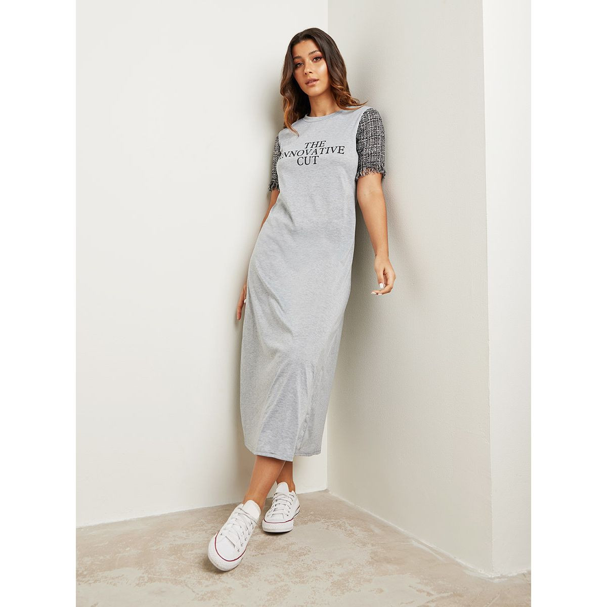 فستان طويل بتصميم تيشيرت من ستايلي-women-clothing-dresses-image-5